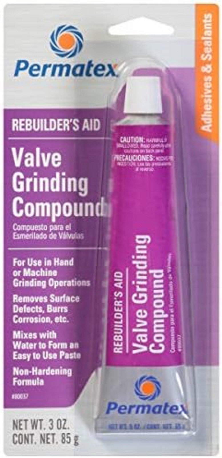 Permatex 80037 Valve Grinding Compound 3oz Metal Lapping Polishing Paste