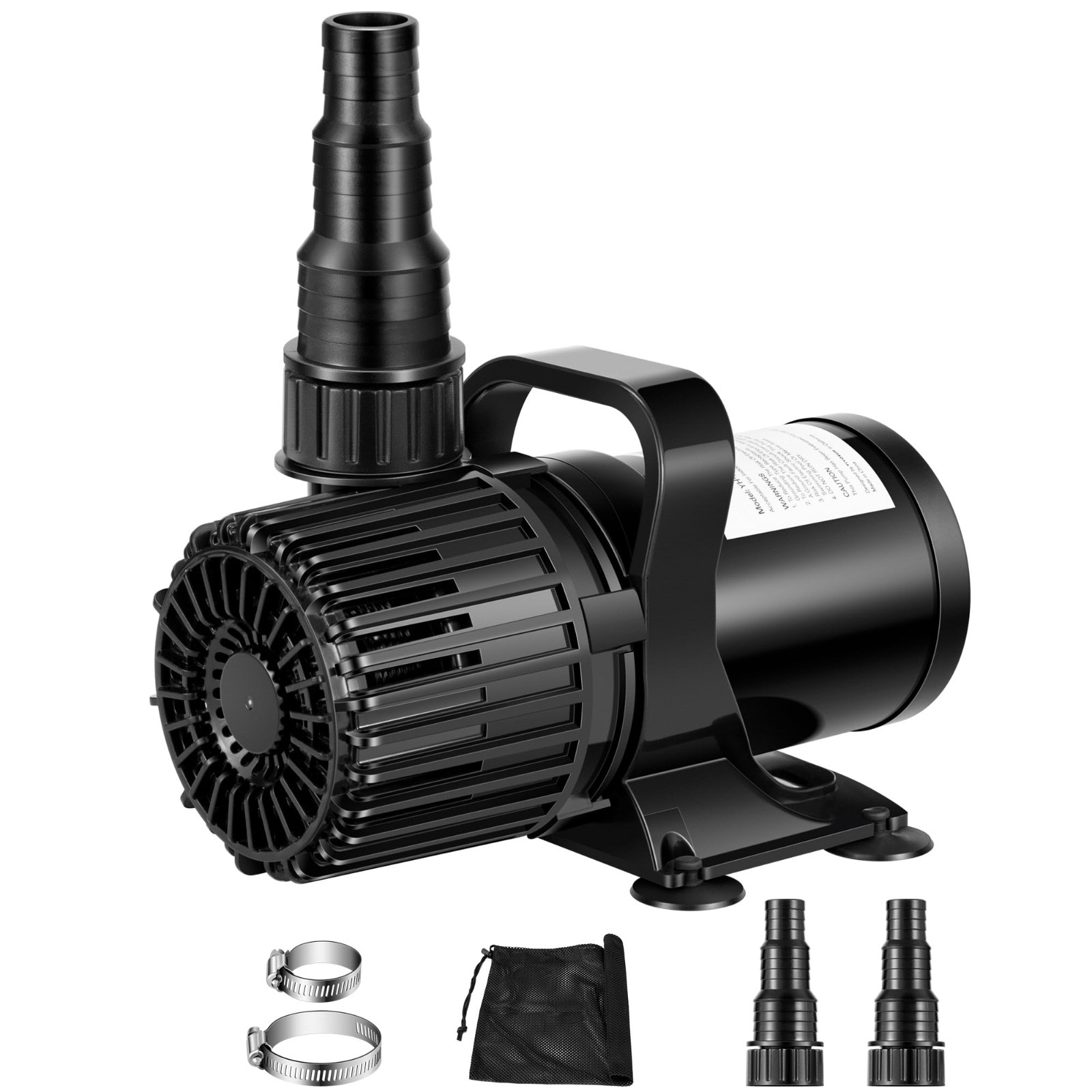 VIVOSUN 1600GPH Submersible Water Pump,100W Pond Pump,14FT. Lift Height for Pond