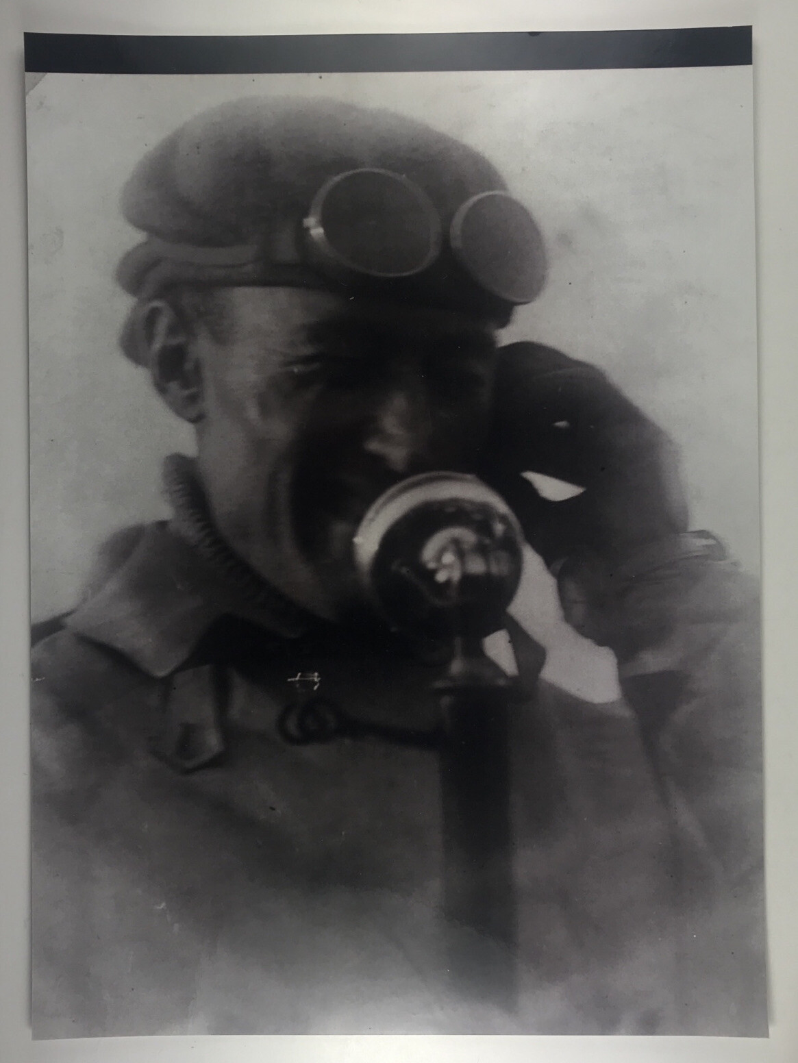 8x11 Photo Cal Rodgers Telephoning Friend After Landing In Pasadena CA Nov 1911