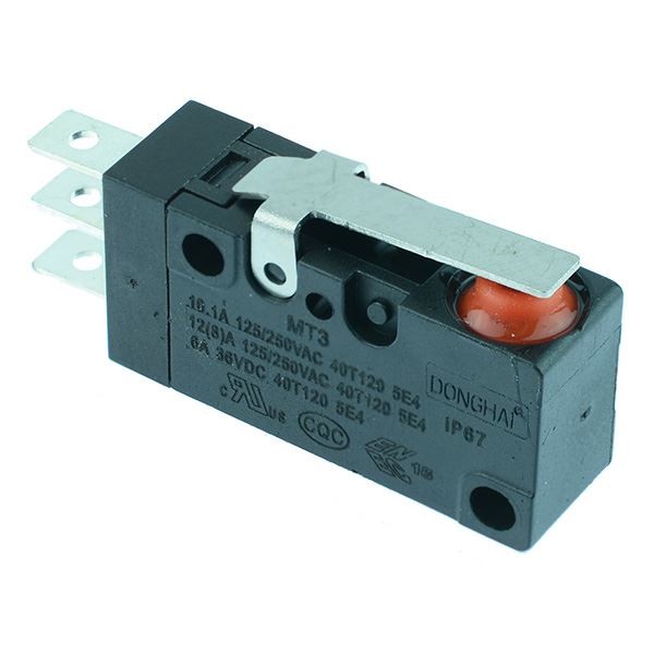 19mm Lever Waterproof Microswitch SPDT 10A IP67 Micro Switch