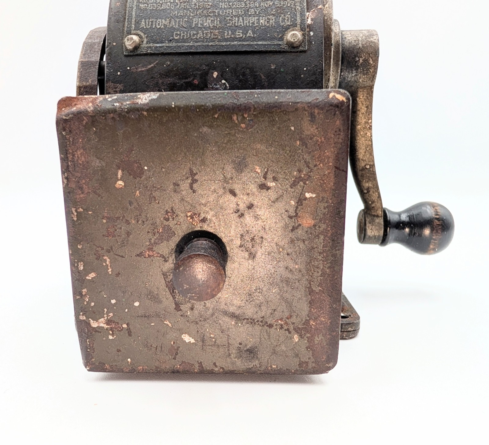 Vintage Wizard Automatic Pencil Sharpener Early 1900's Wall or Desk Mount