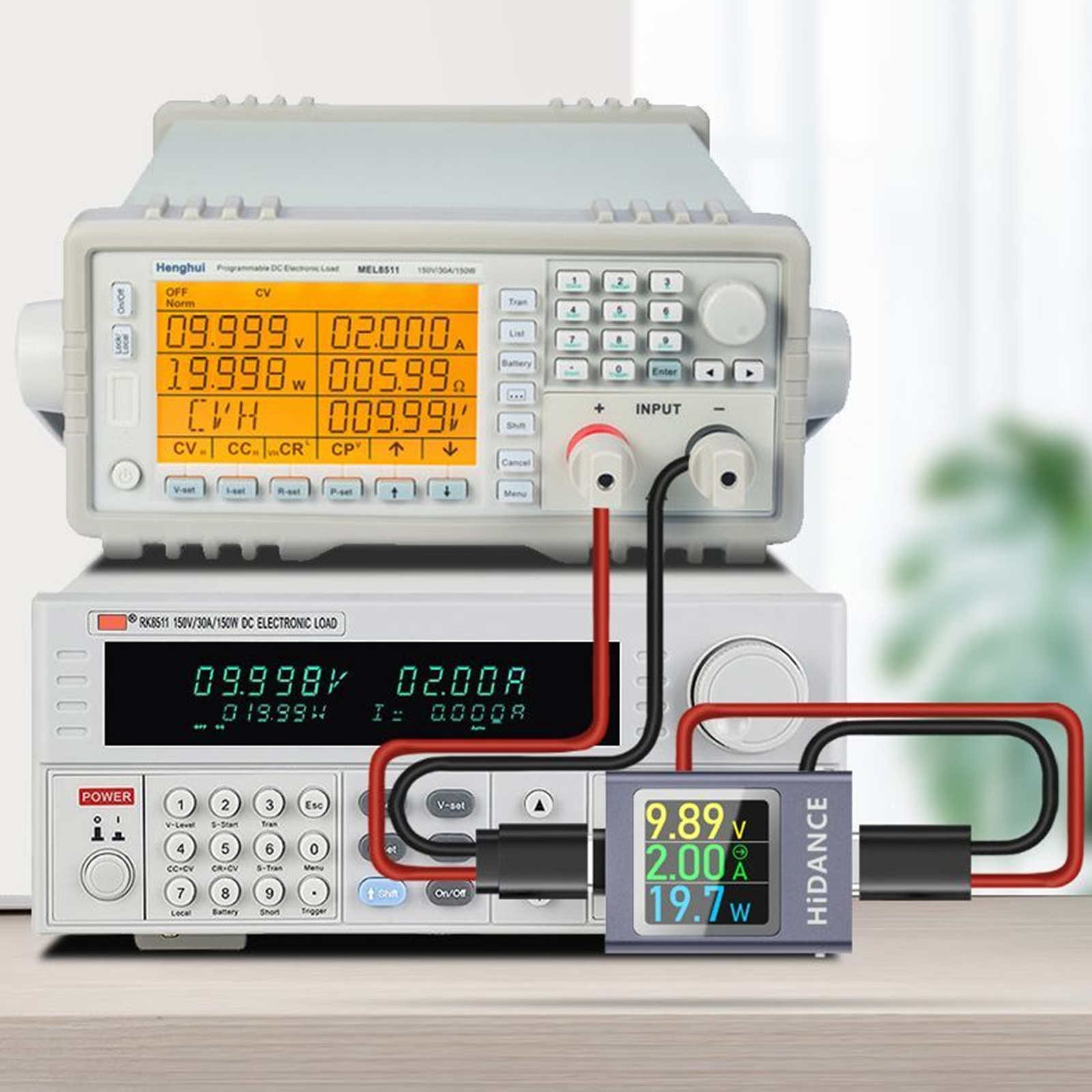 High Accuracy USB C Multimeter 4.5 50V 0 6A Peak 12A Fast Charge Protocols