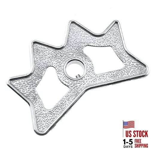 RLECS Billiard Bridge Head Silver Aluminium Alloy Slip-On Moosehead Bridge
