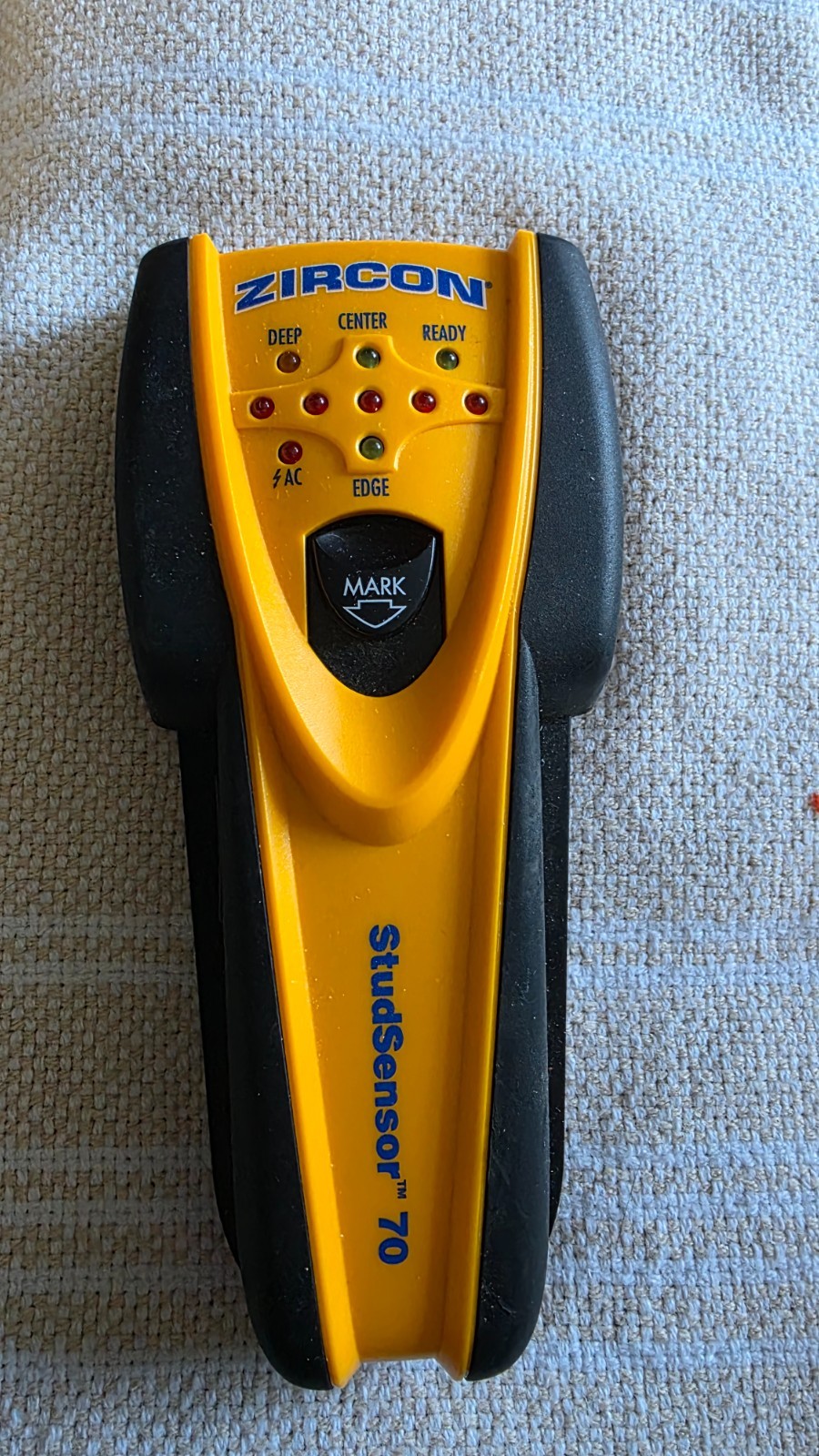 Zircon stud finder sensor wall scanner, built-in marker, wire warning, battery