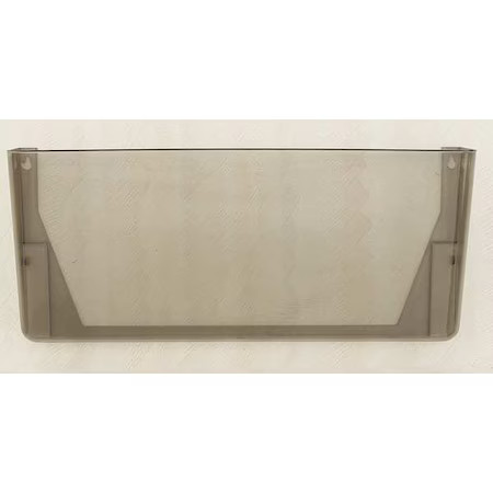 Officemate 21441 Wall Pocket, Legal, 7Hx16 1/3W In, Smoke