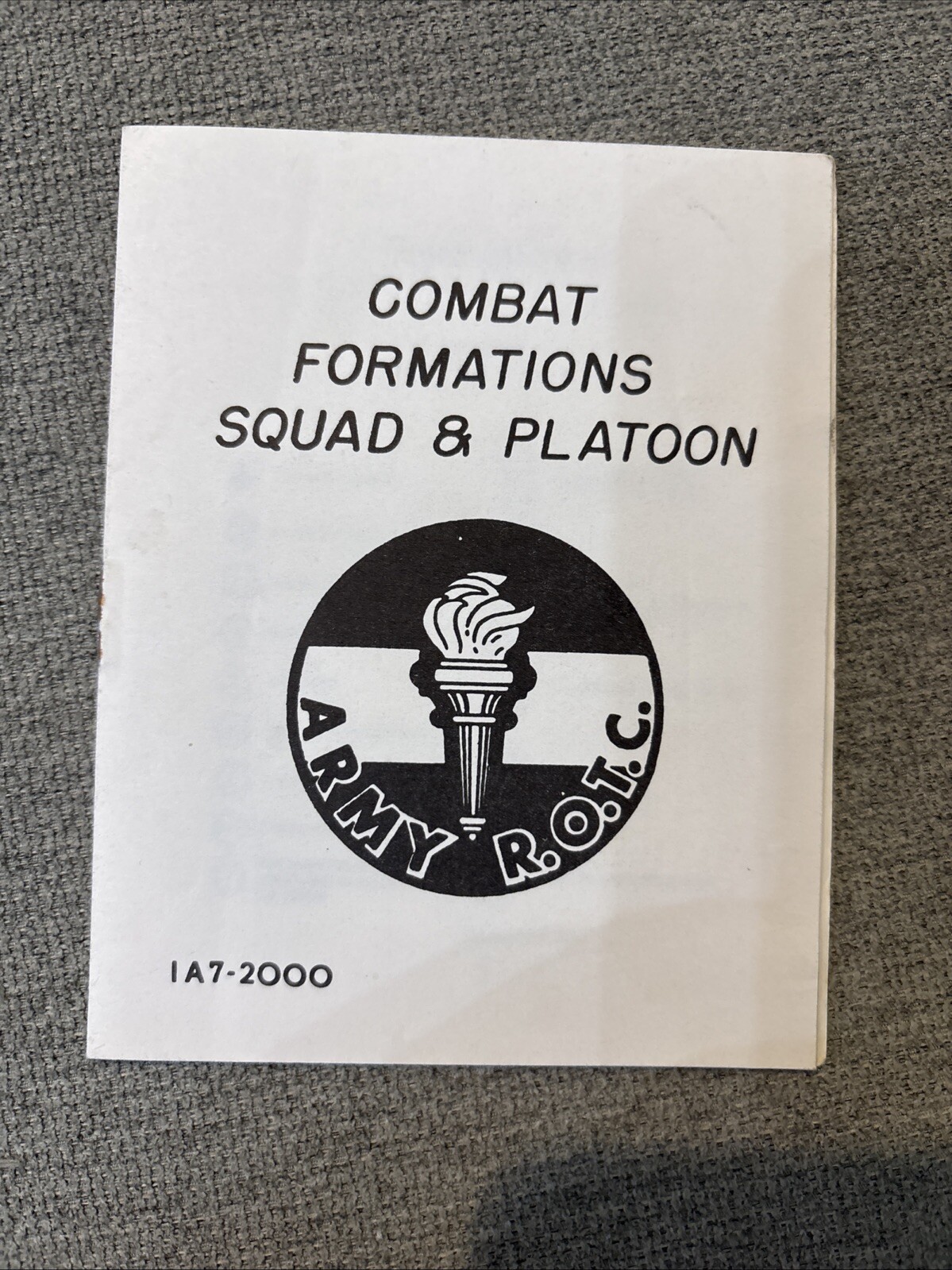 ROTC Training and Operations Booklet & Card