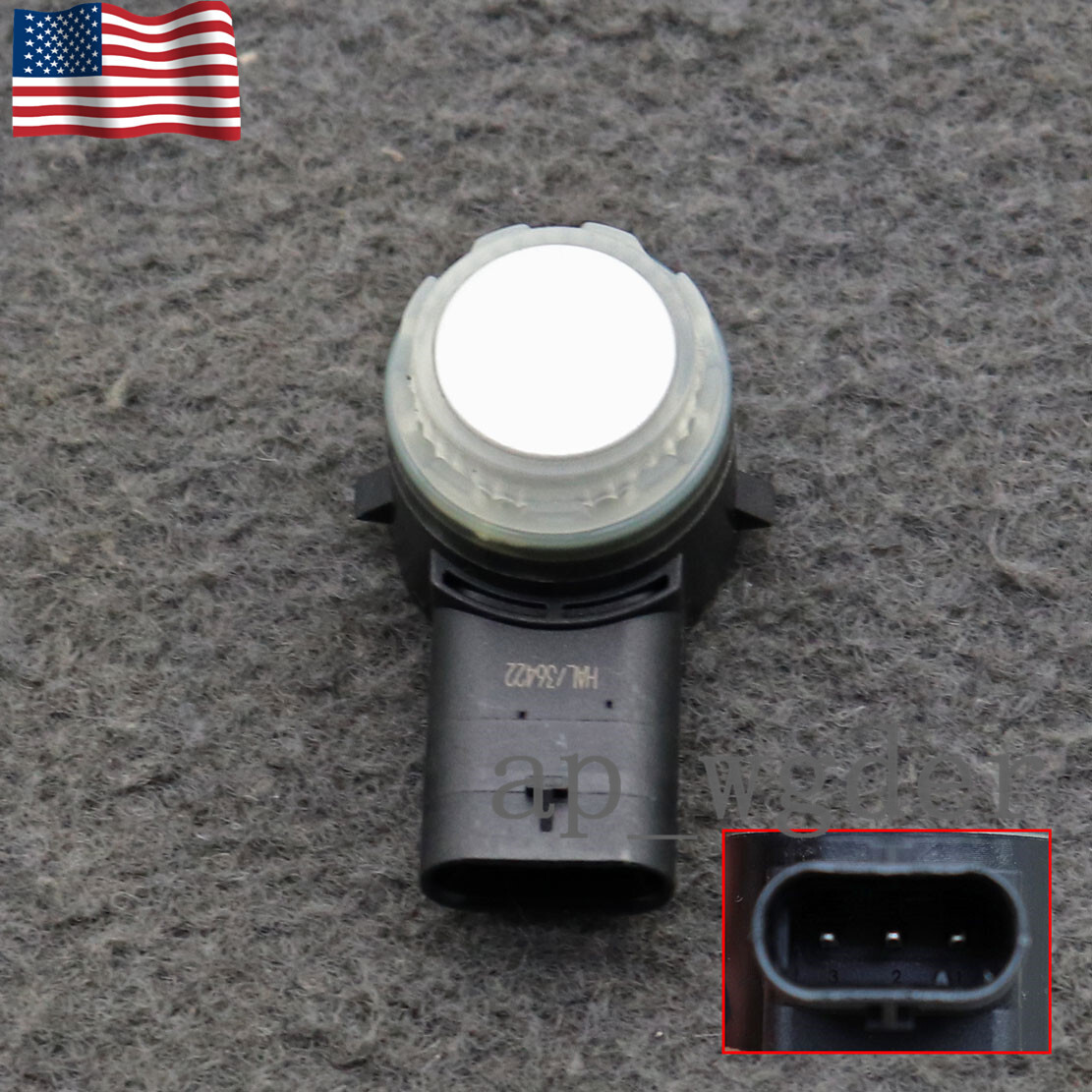 New Bumper Parking Sensor For 2021-2023 White Tesla Model 3 &Y 1741485-11-A