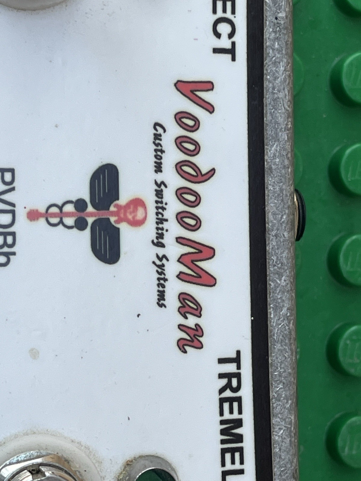 Voodoo Man PVDBb Foot Tremelo Switch Pedal Shown