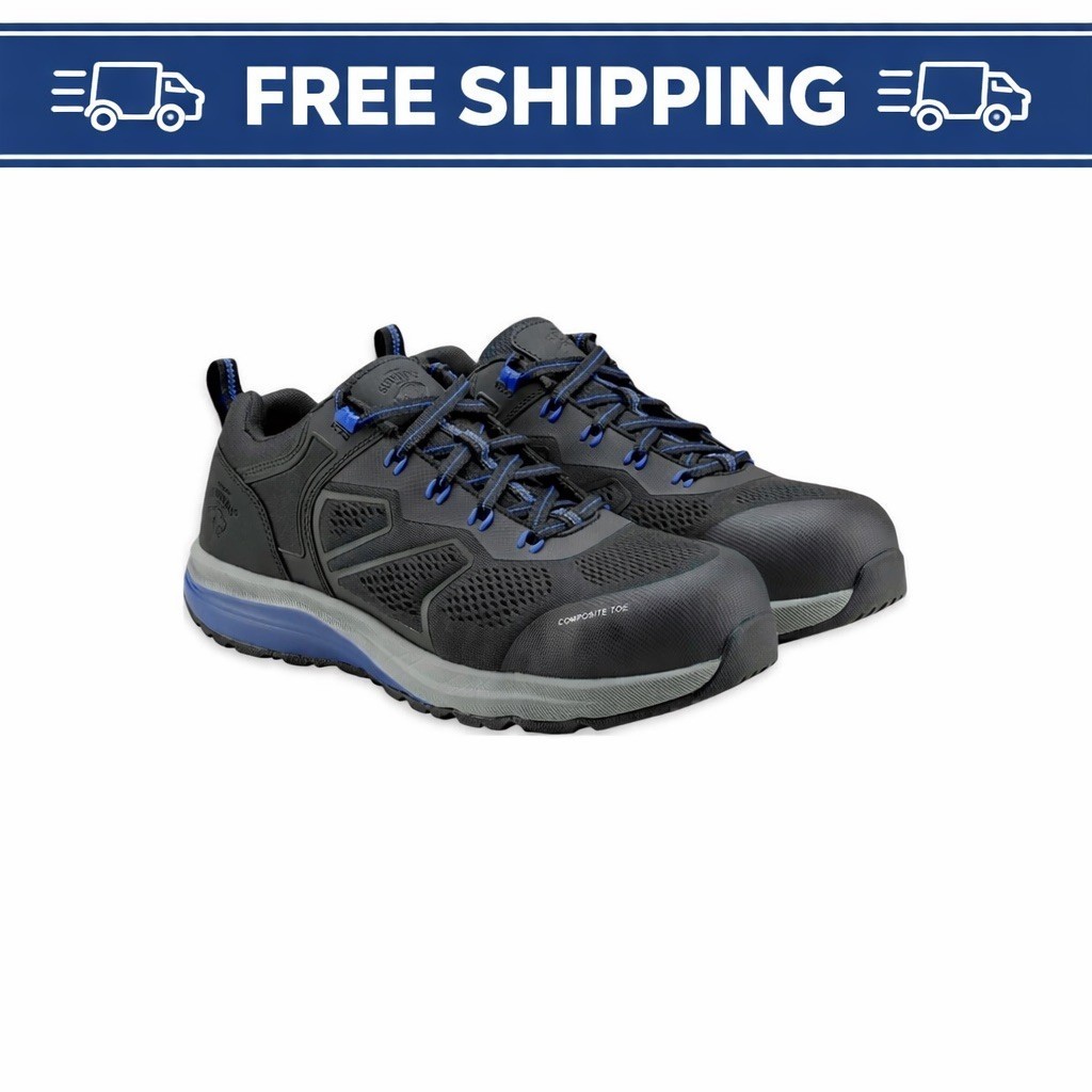 HERMAN SURVIVORS - SIZE: 7.5 - Cassle Slip-Resistant Composite Work Sneakers