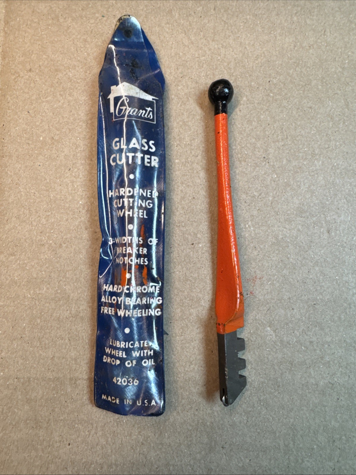 GLASS CUTTER GRANTS #42036 Excellent Condition