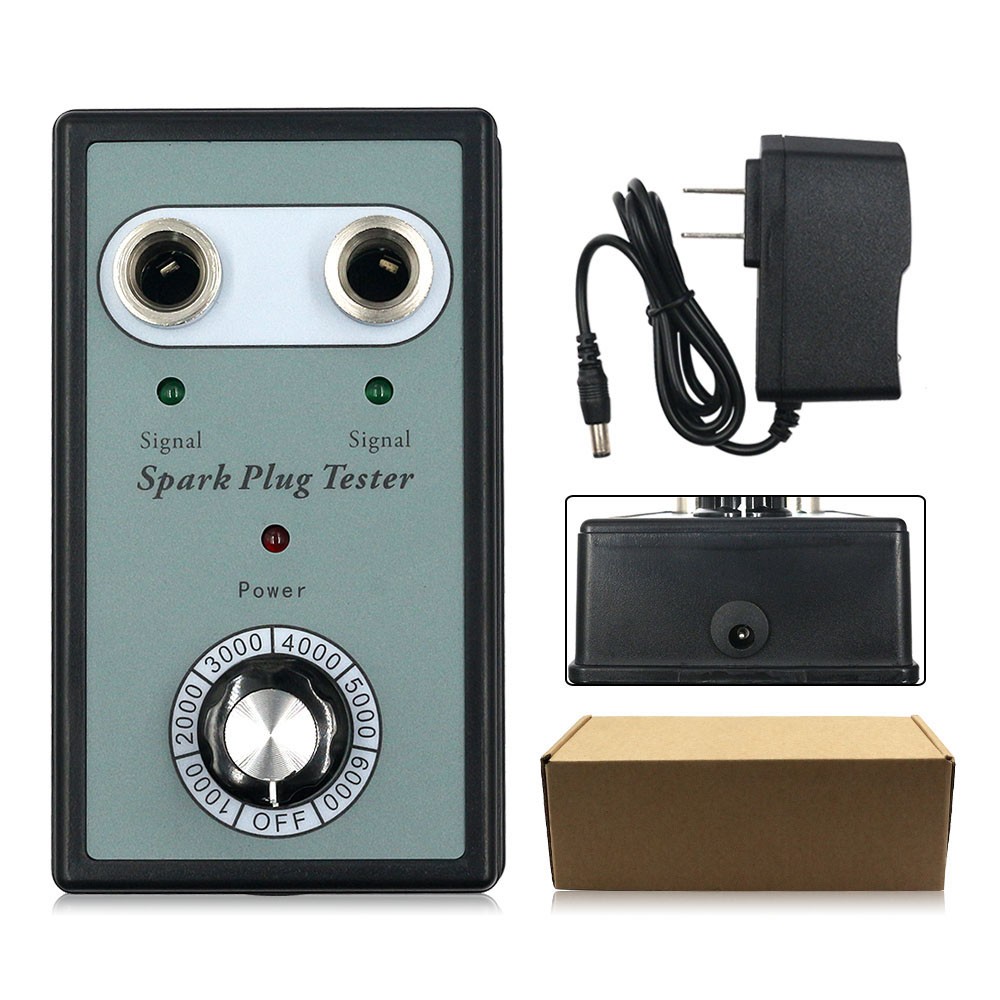 Car Spark Plug Tester Detector With Two Holes Ignition Plug Analyzer RNWE