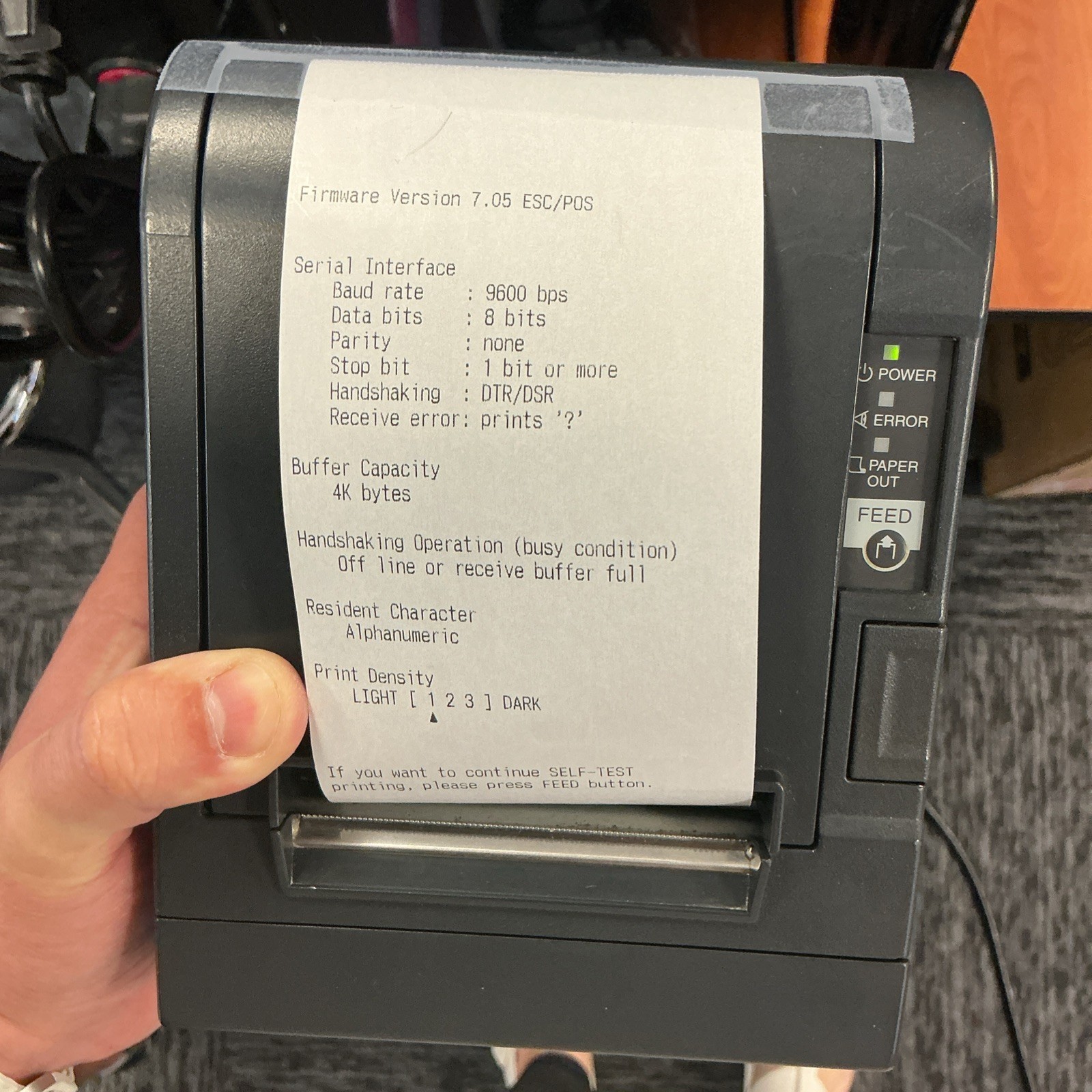 80mm Thermal Receipt Printer EPSON/POS RS232 Serial