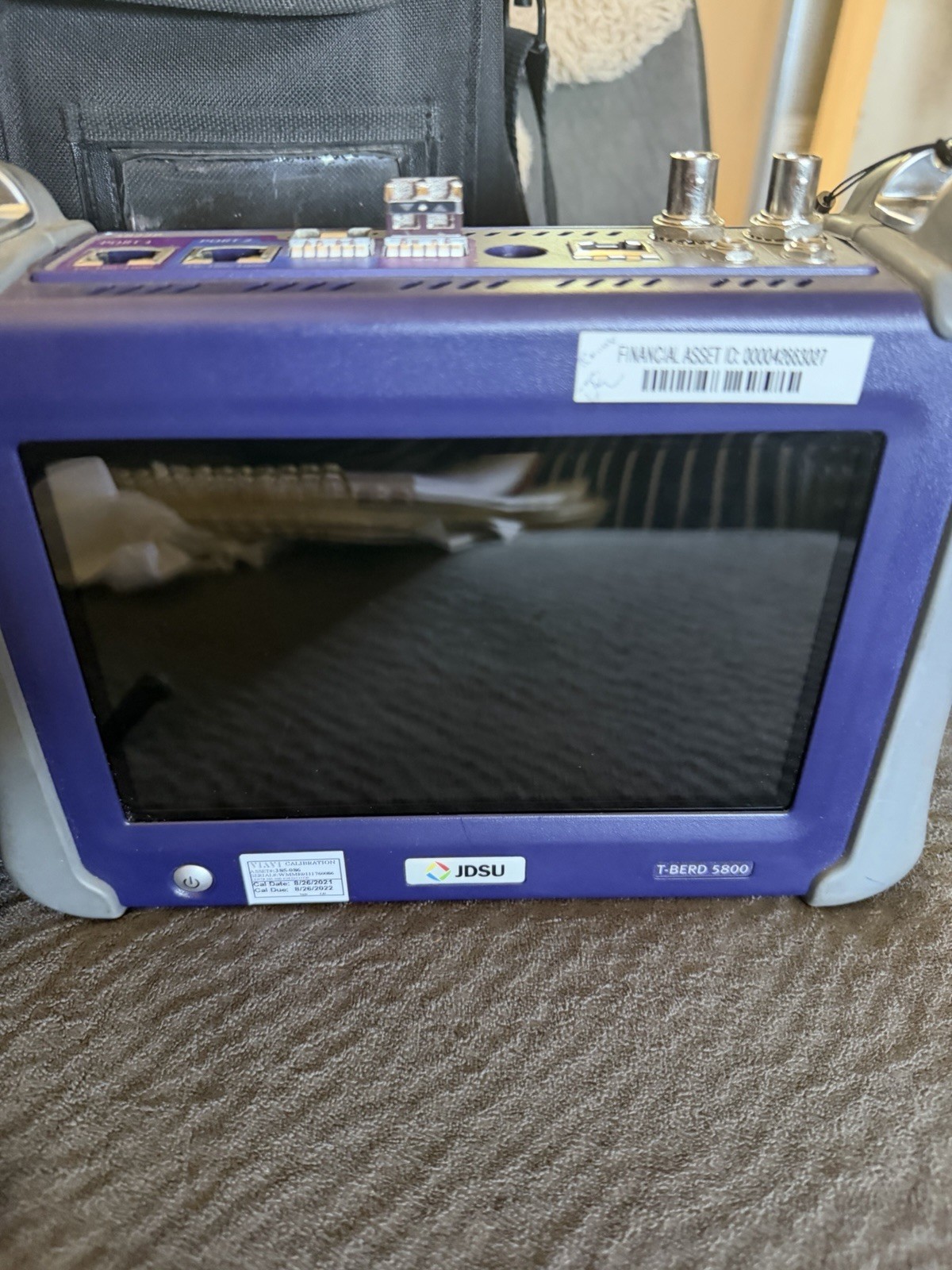 JDSU VIAVI T-BERD 5800 FIBER OPTIC NETWORK TESTER 5801 P