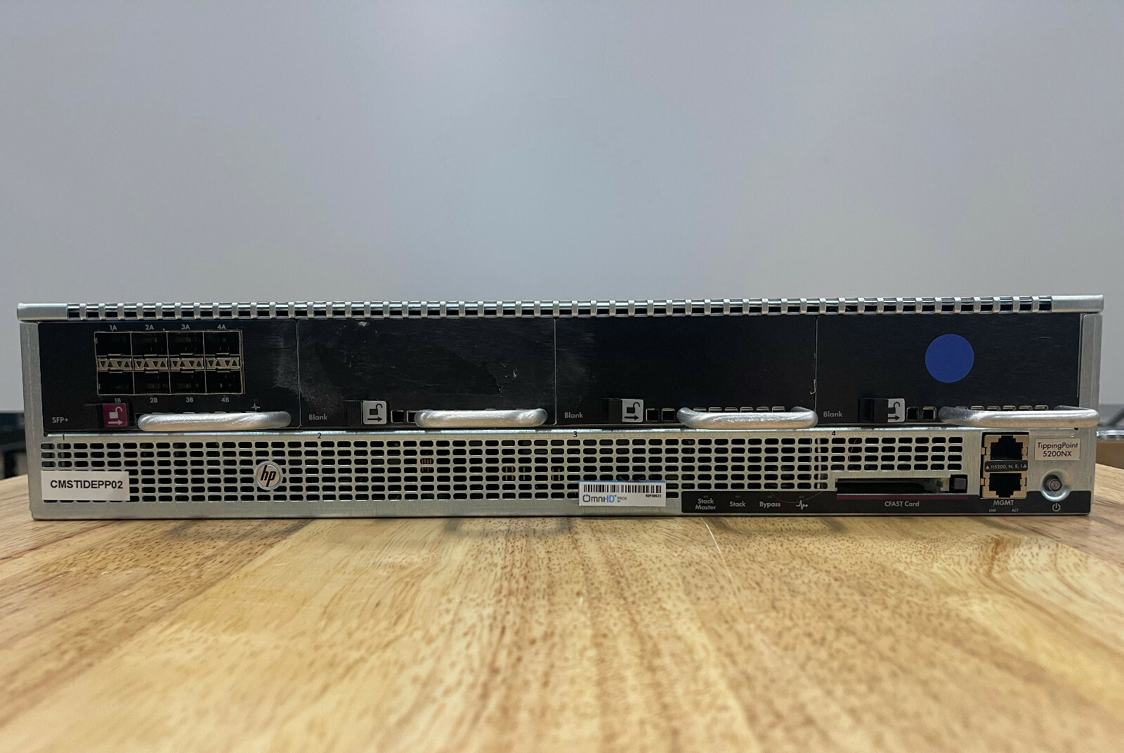 HPE TippingPoint S5200NX 8x SFP+ 10G Next Generation Intrusion Prevention System