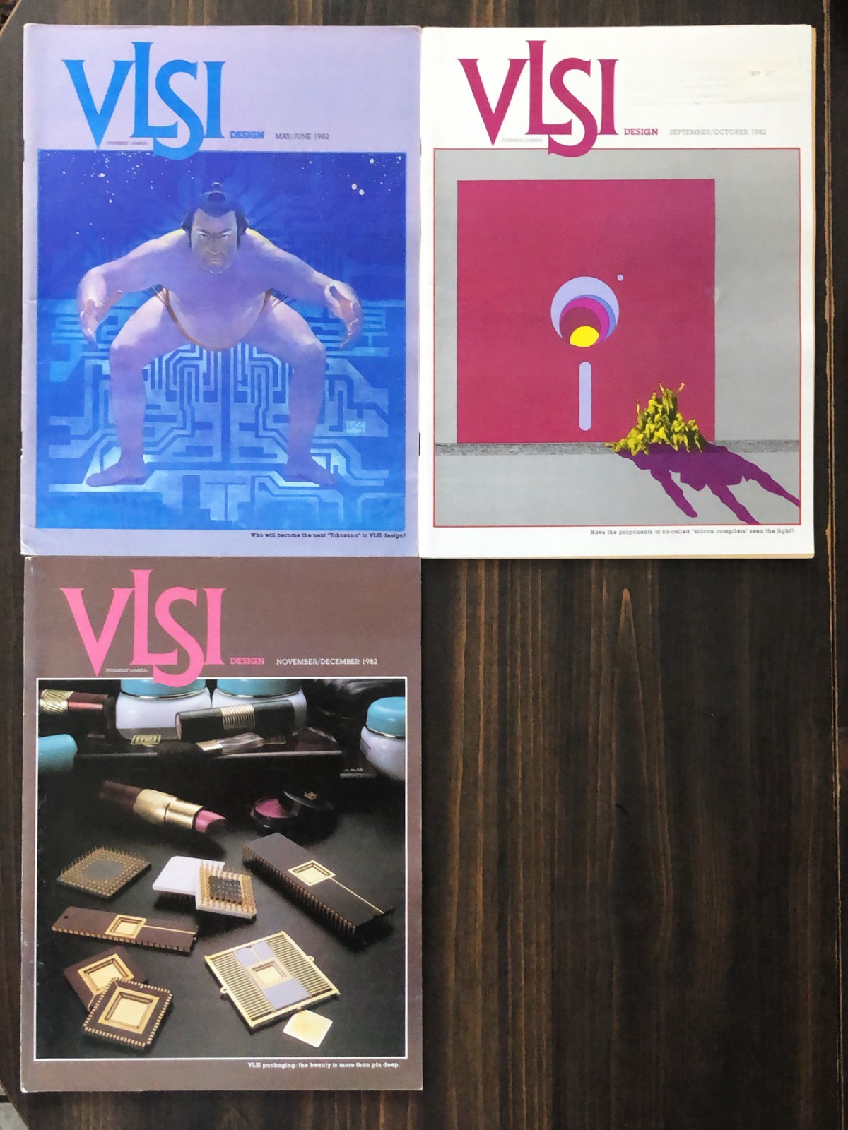 1982 VSLI Design Magazine - Lot 0f 3