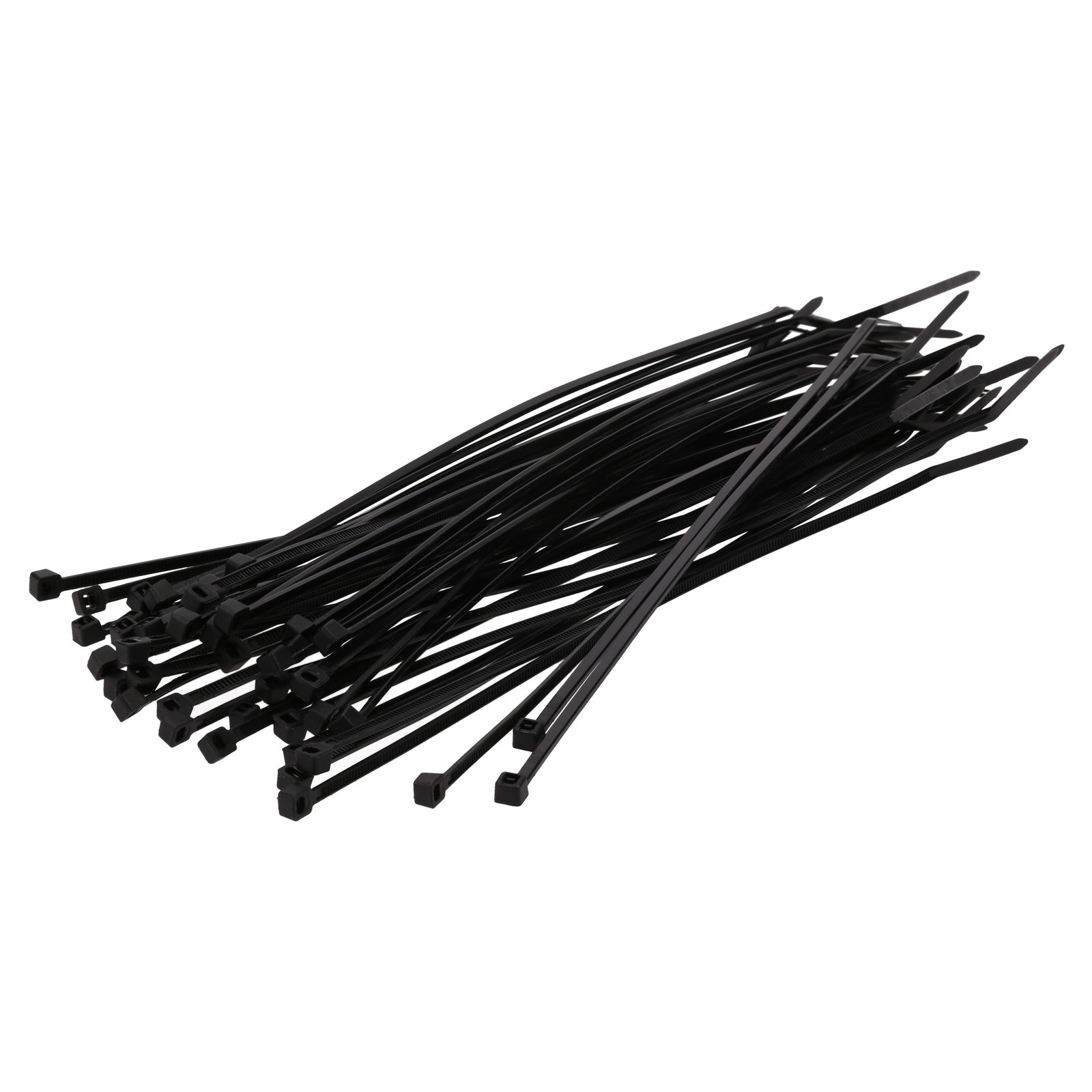 100 pieces Kalitec cable ties black 160mm x 4.8mm polyamide UV resistant
