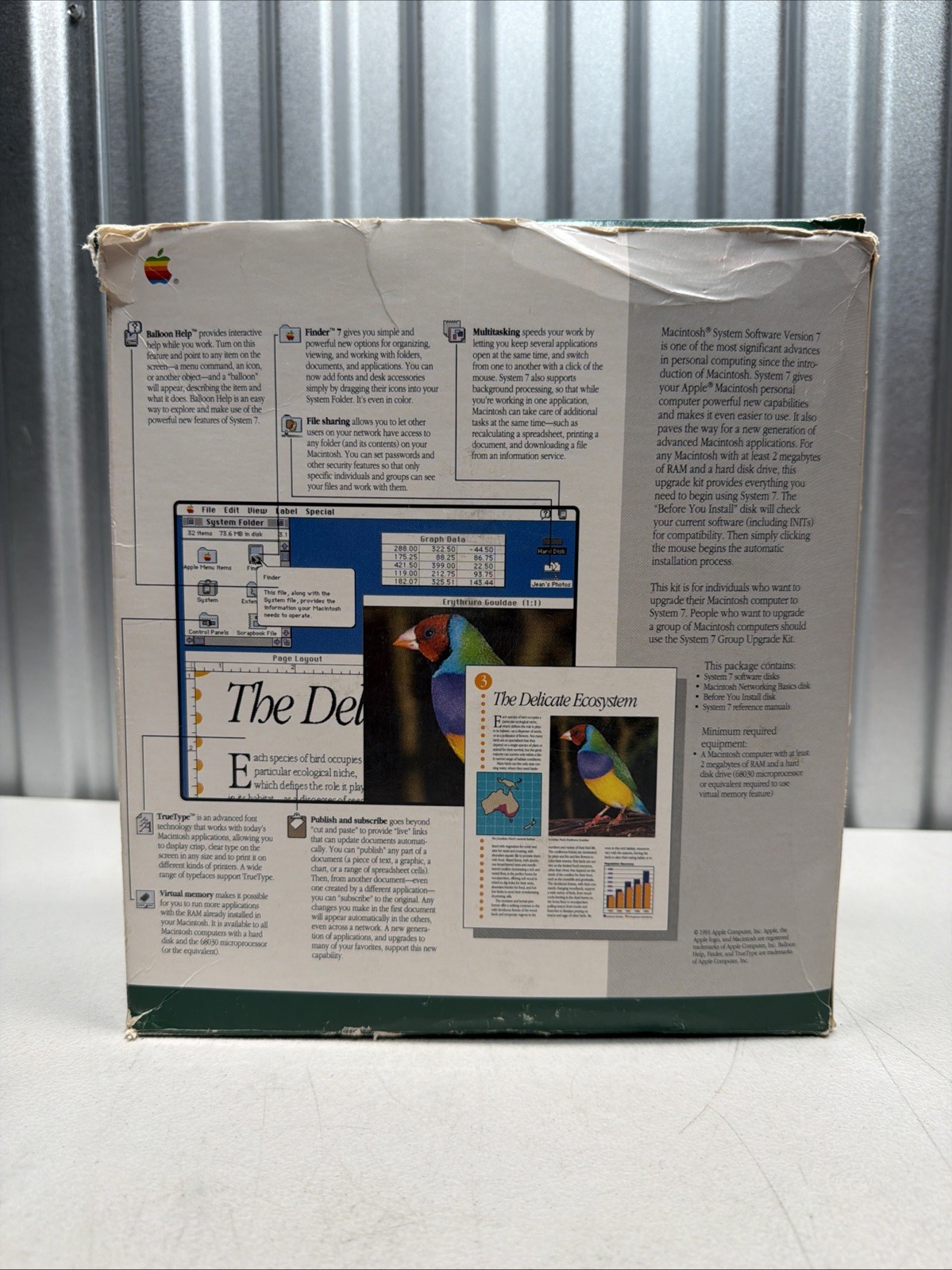 Vintage Mac System 7 Personal Upgrade Kit Apple Software 3.5” Floppy 1991