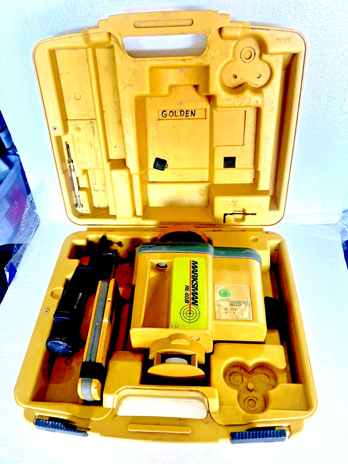 Topcon Lot Laser RL-60B Laser With Ls-70b Receiver And Carry Case