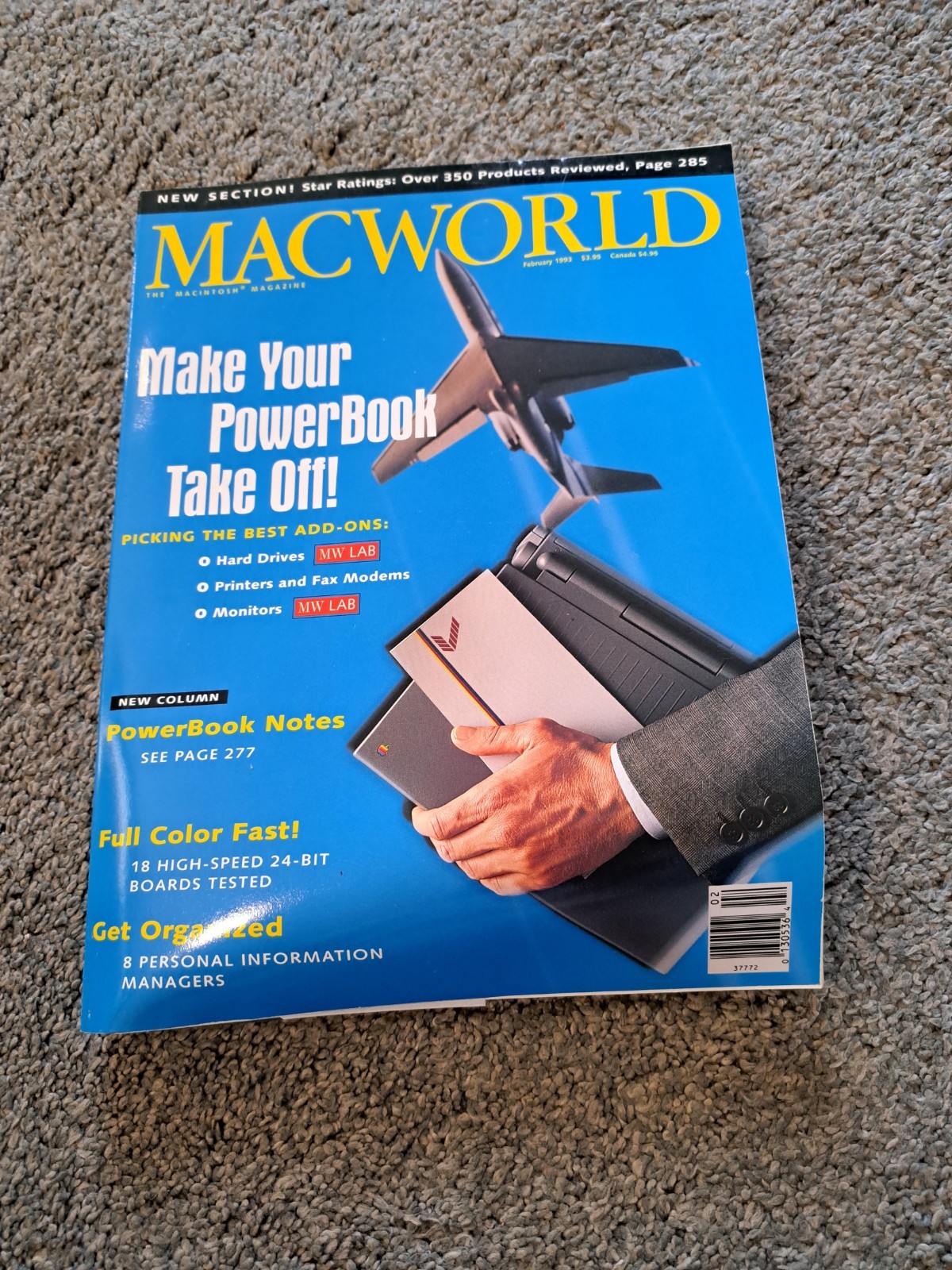 February 1993 MacWorld Magazine Apple Macintosh Computers
