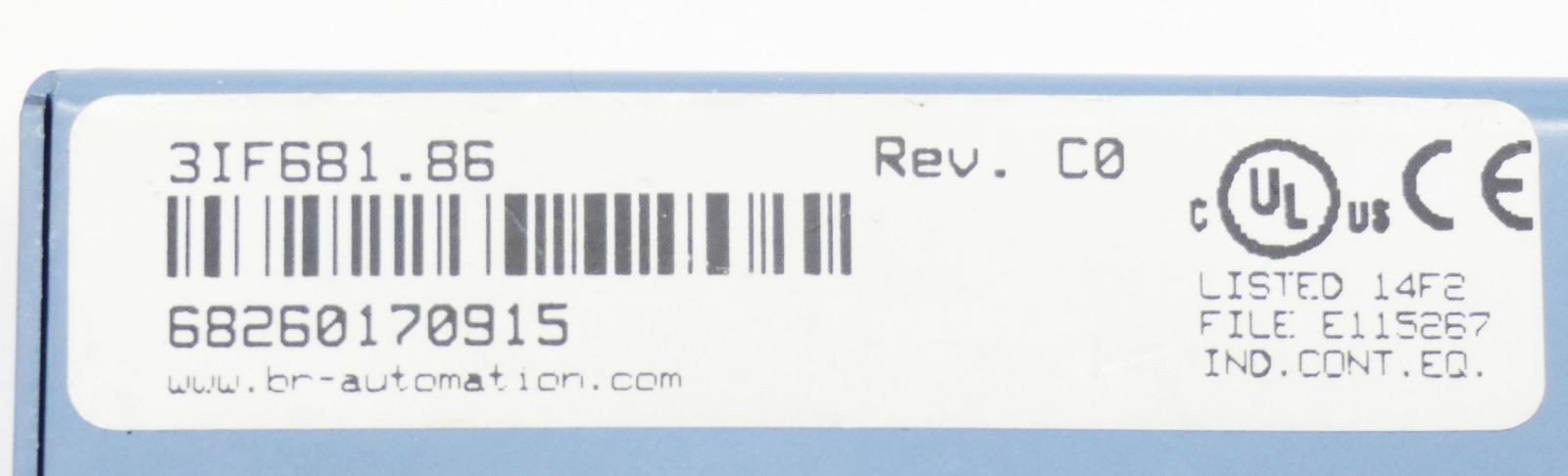 B&R Automation 3IF681.86 Rev. C0 interface module / interface modules -used-