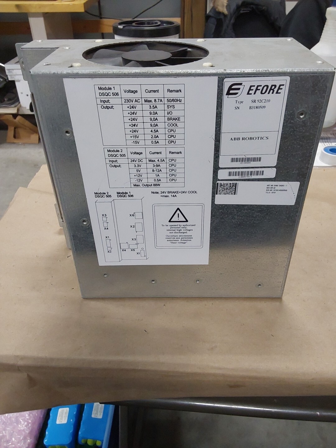 ABB Robotics DSQC336 3HNE04092-1 SR92C210  #P5909 YL -Great Condition