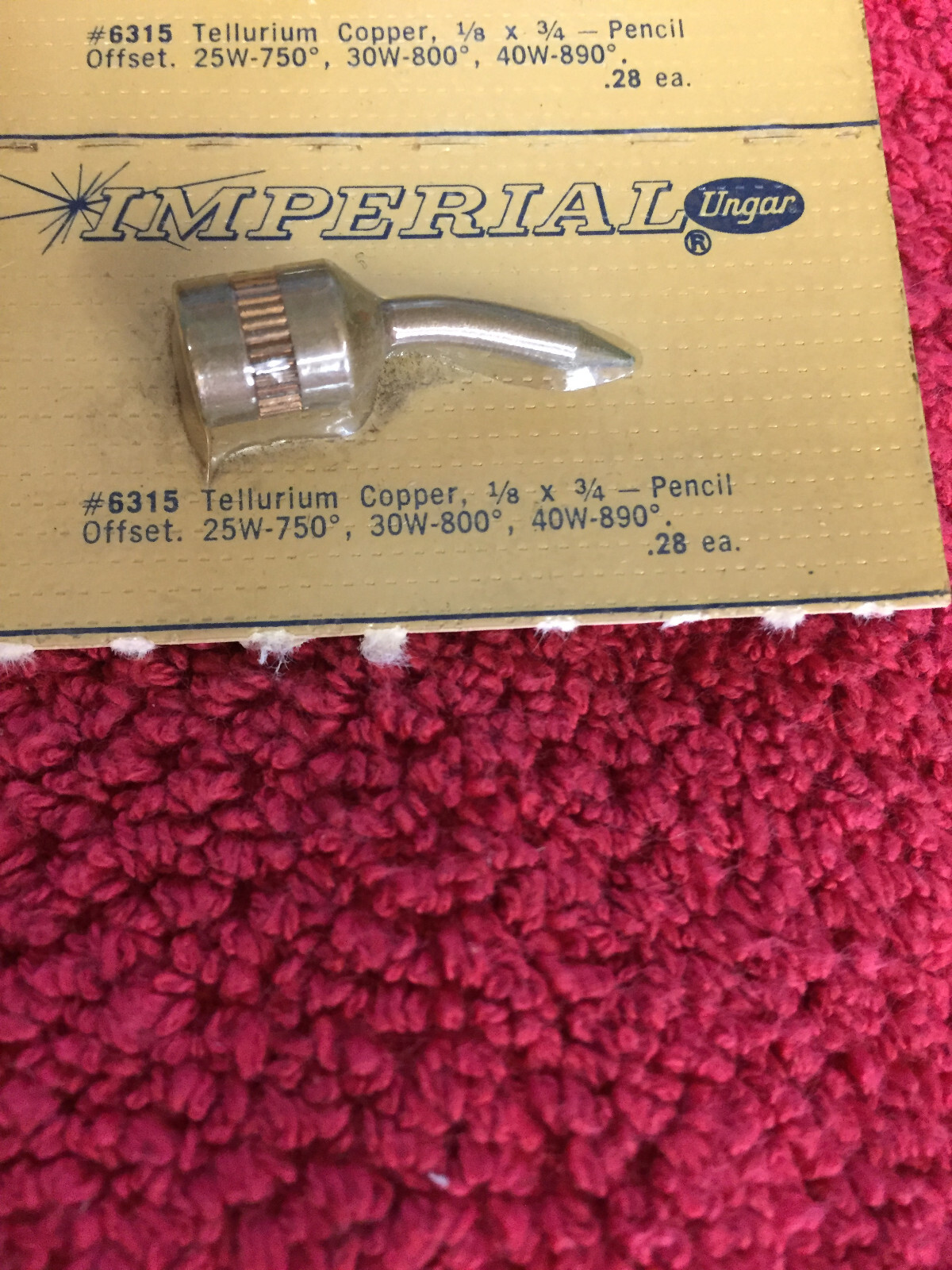 6315 IMPERIAL UNGAR 1/8" 3/4" PENCIL  SOLDERING TIP