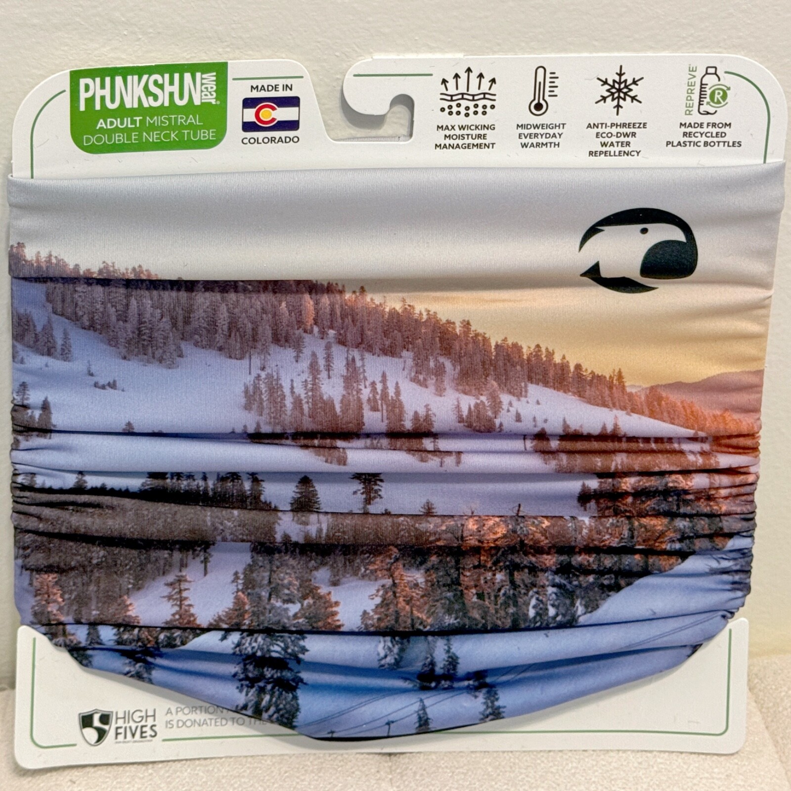 NEW Phunkshun Mistral Double Neck Tube Ski Snowboarding