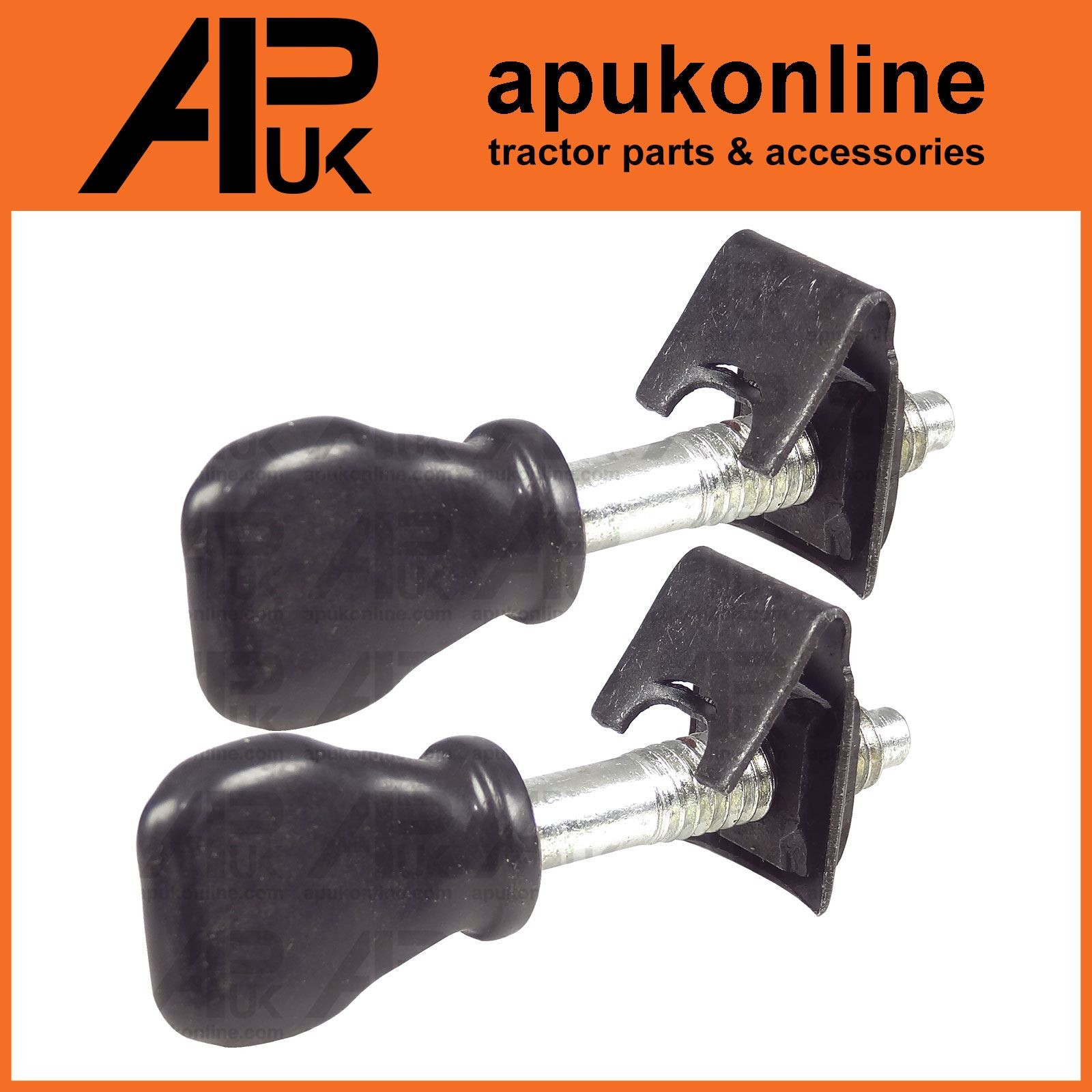 2x Grille Screw & Clips for Ford 2000 2600 3000 3600 4000 4600 5000 5600 Tractor