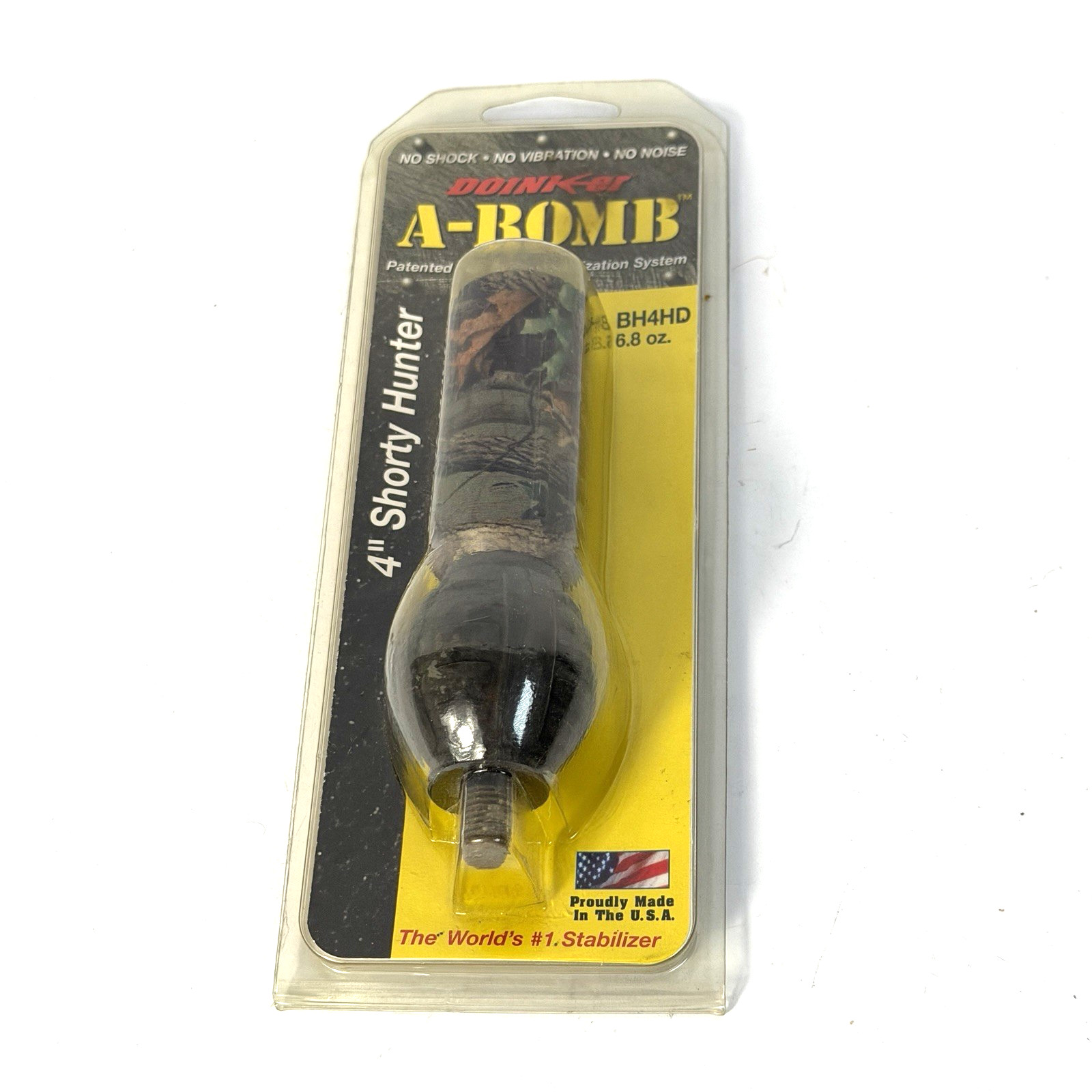 Vintage NOS Doinker A-Bomb 4" Shorty Hunter Stabilizer Camo Made in the USA