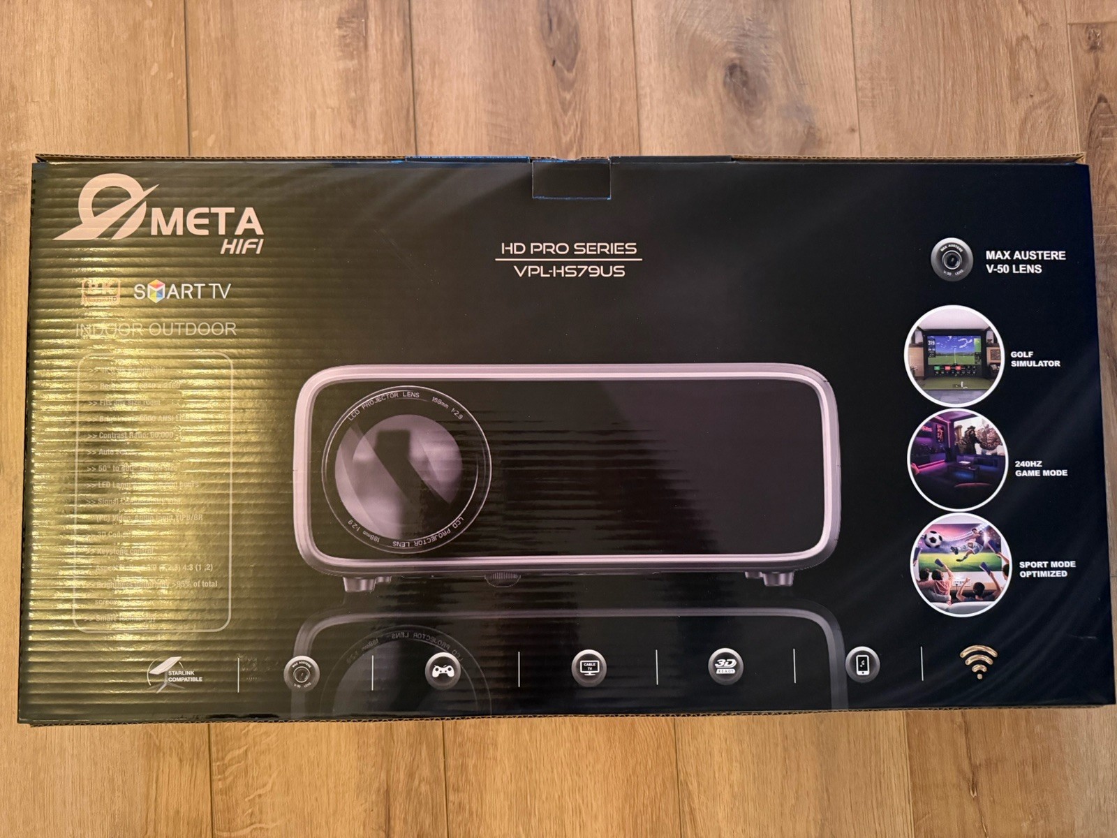 NEW Meta HIFI HD Pro Series Smart Projector BRAND NEW*