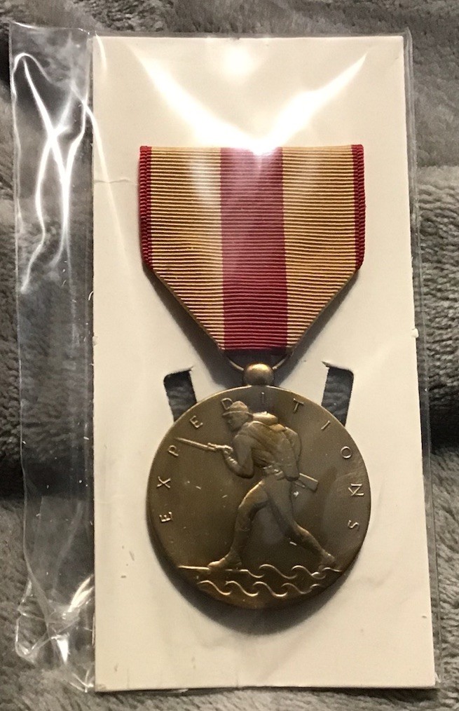 USMC US Marine Corps Expeditionary Medal with Box New in Original Packaging