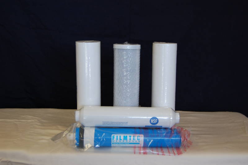 Reverse Osmosis Water Filter Replacement Set Membrane 50GPD/Sediment/CarbonBlock