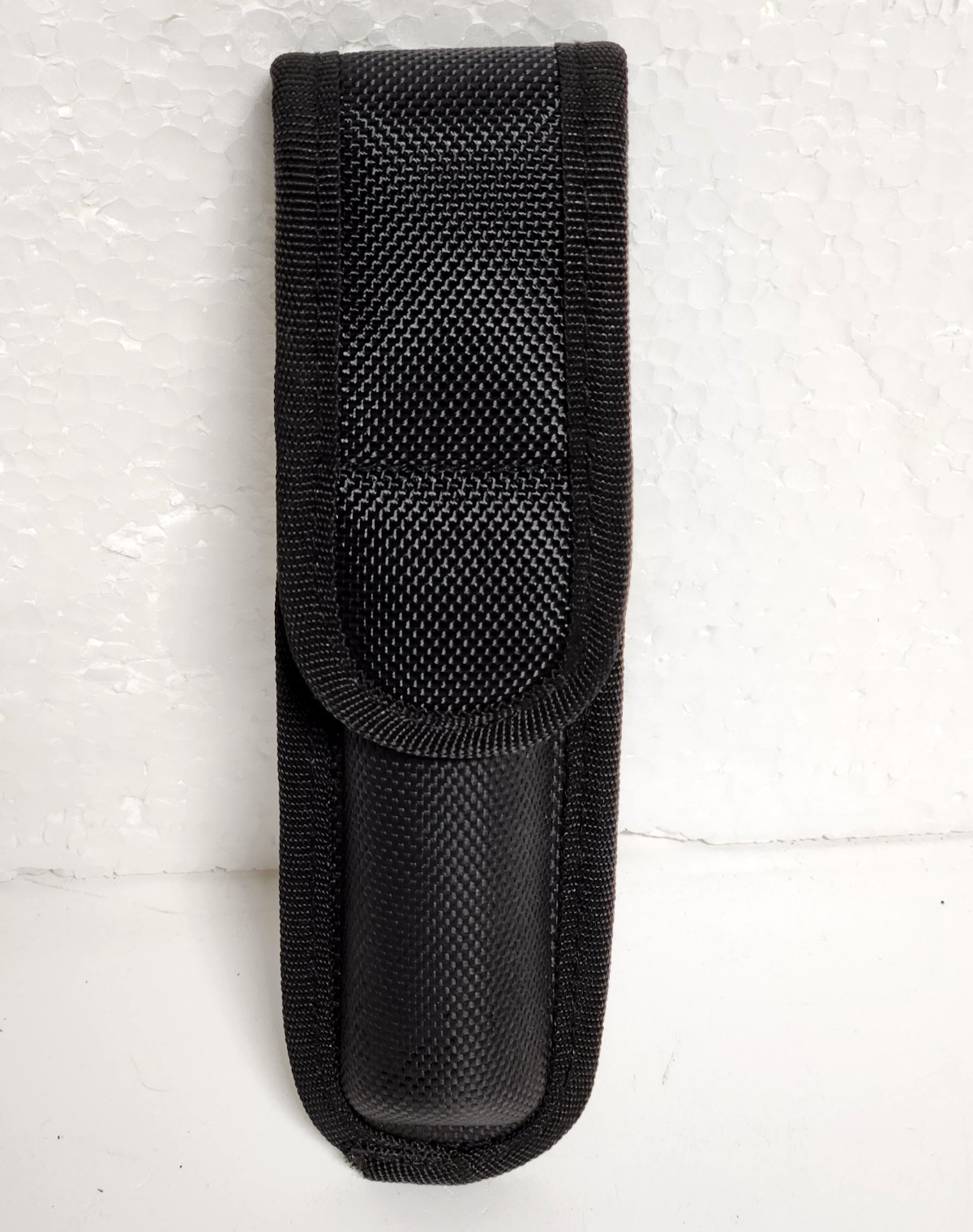 Black Molded AA Mini Flashlight Pen Battery Holder - Heavy Duty Snap Closure