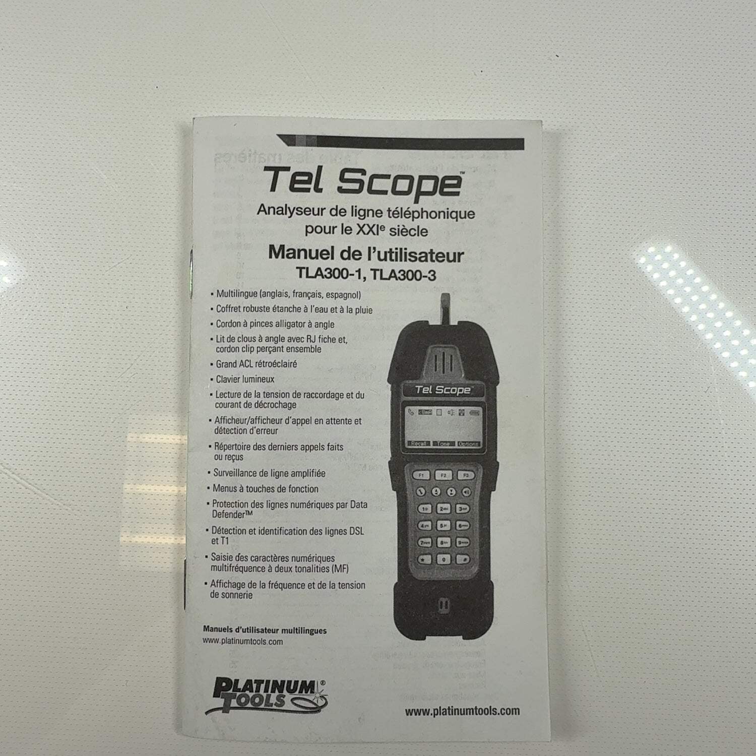 Tel Scope TLA300 Telephone Line Tester