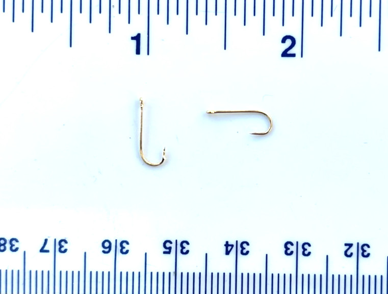 100 super strong 9146  GT Gold Aberdeen Fishing Hooks size 16