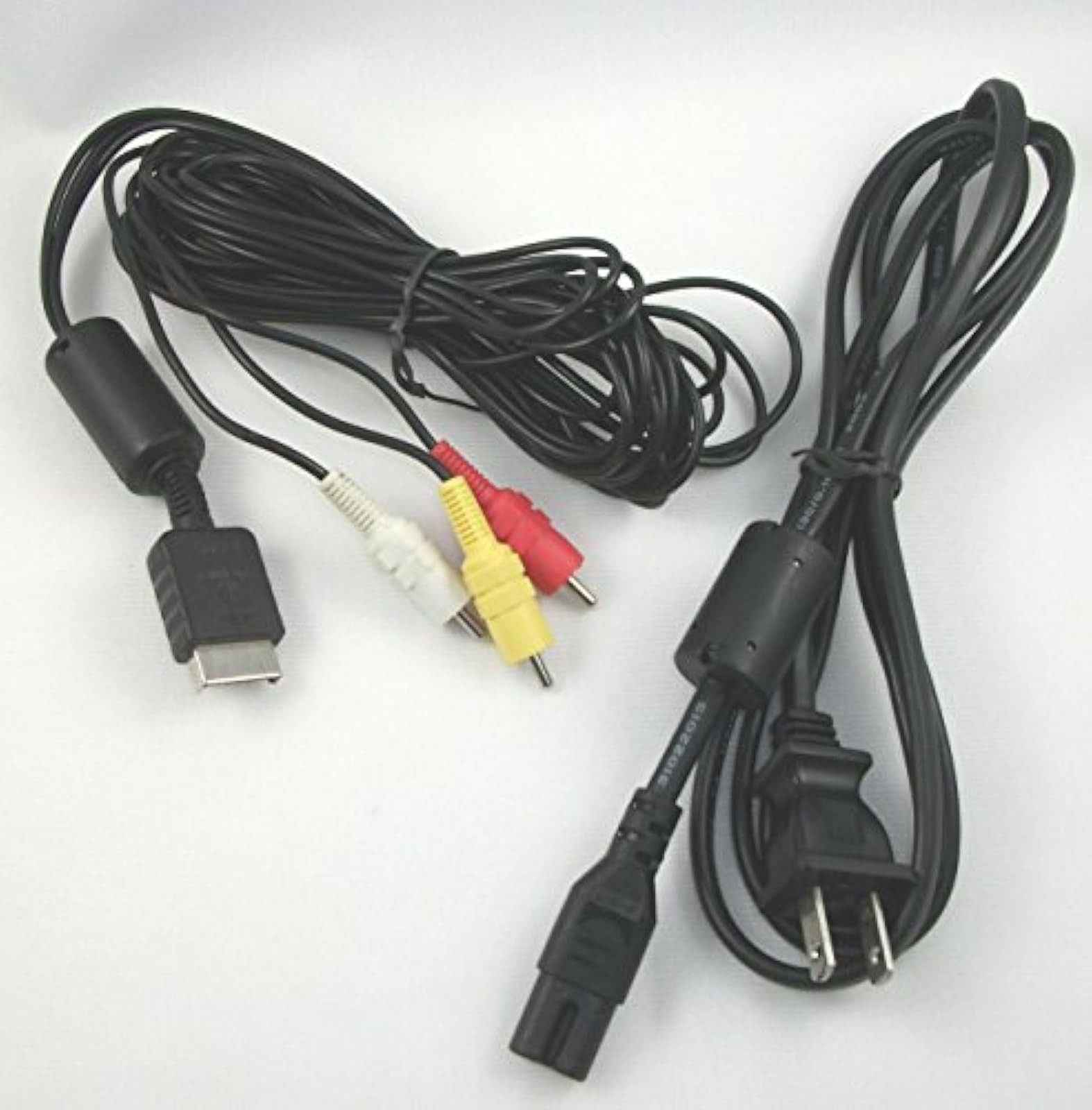 PS3 Hookup Connection Kit Power Cord Composite AV Cable For PlayStation 3 5Z