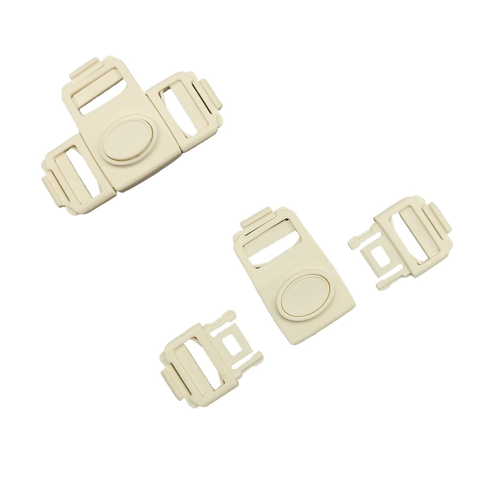 3 Way Quick Center Release Buckle POM 3 Point No Sewing Three-Way Buckle for ...