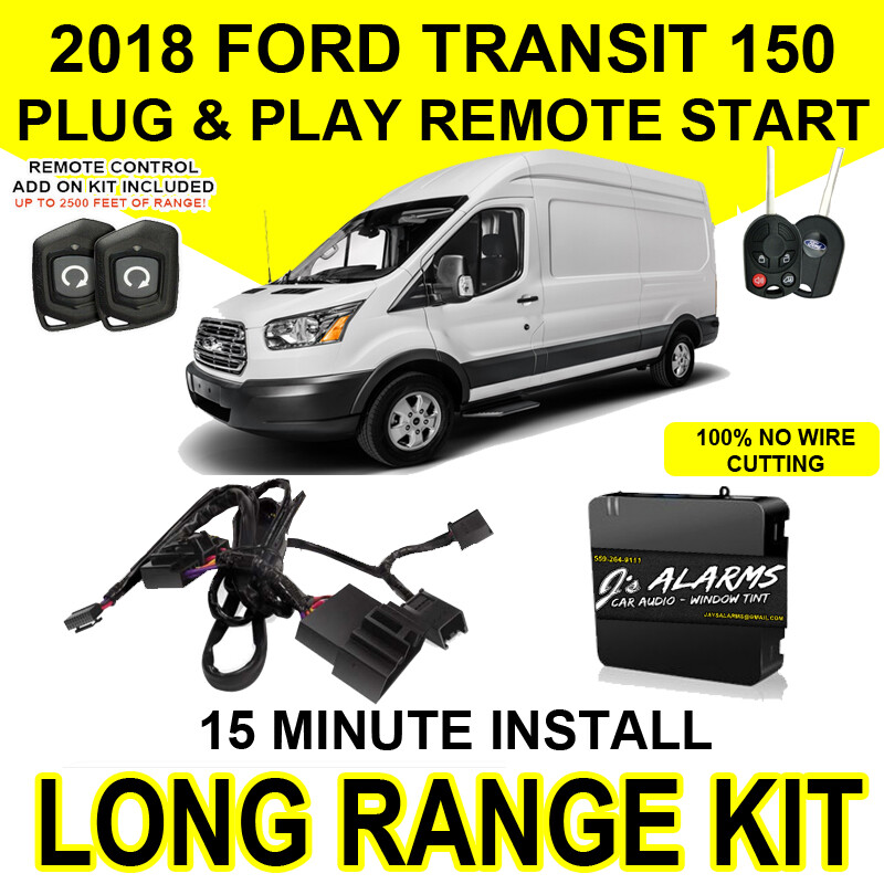 Js Alarm Remote Start Plug & Play For 2018 Ford Transit 150 250 350 FO1W