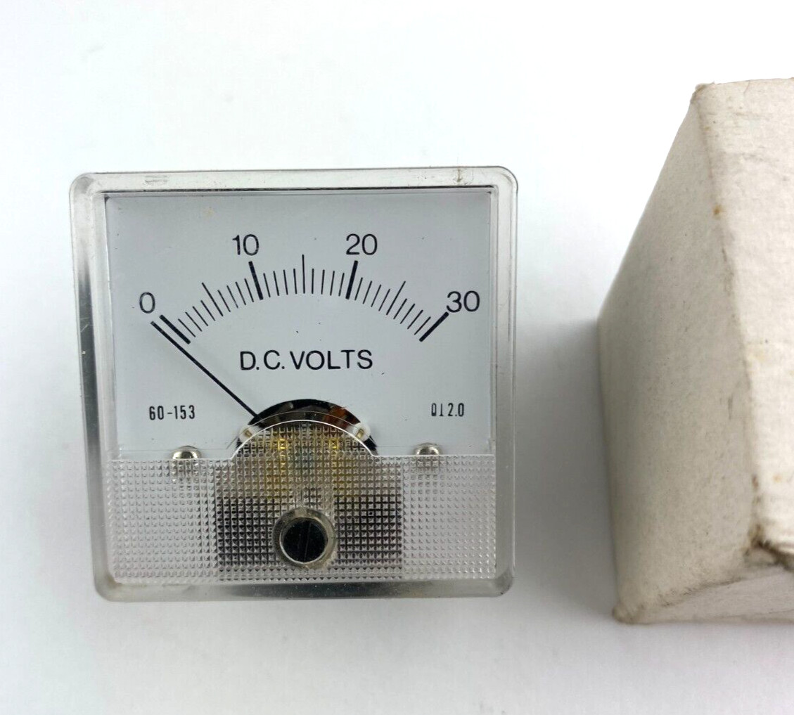 Calrad Panel Meter 60-153 - DC 30V - DC Volt Meter