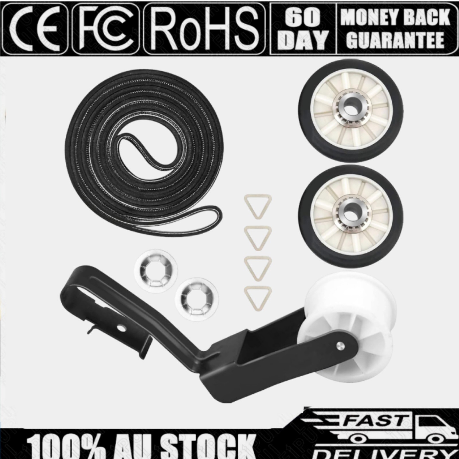WP4392065 Dryer Repair Kit Upgraded 349241T Drum Roller Kit For Kenmore Maytag