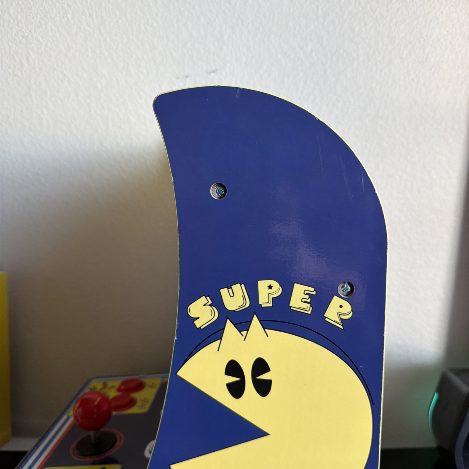 Arcade1Up Super Pac-Man Counter Top Arcade Machine 4 Games; Clean And Working
