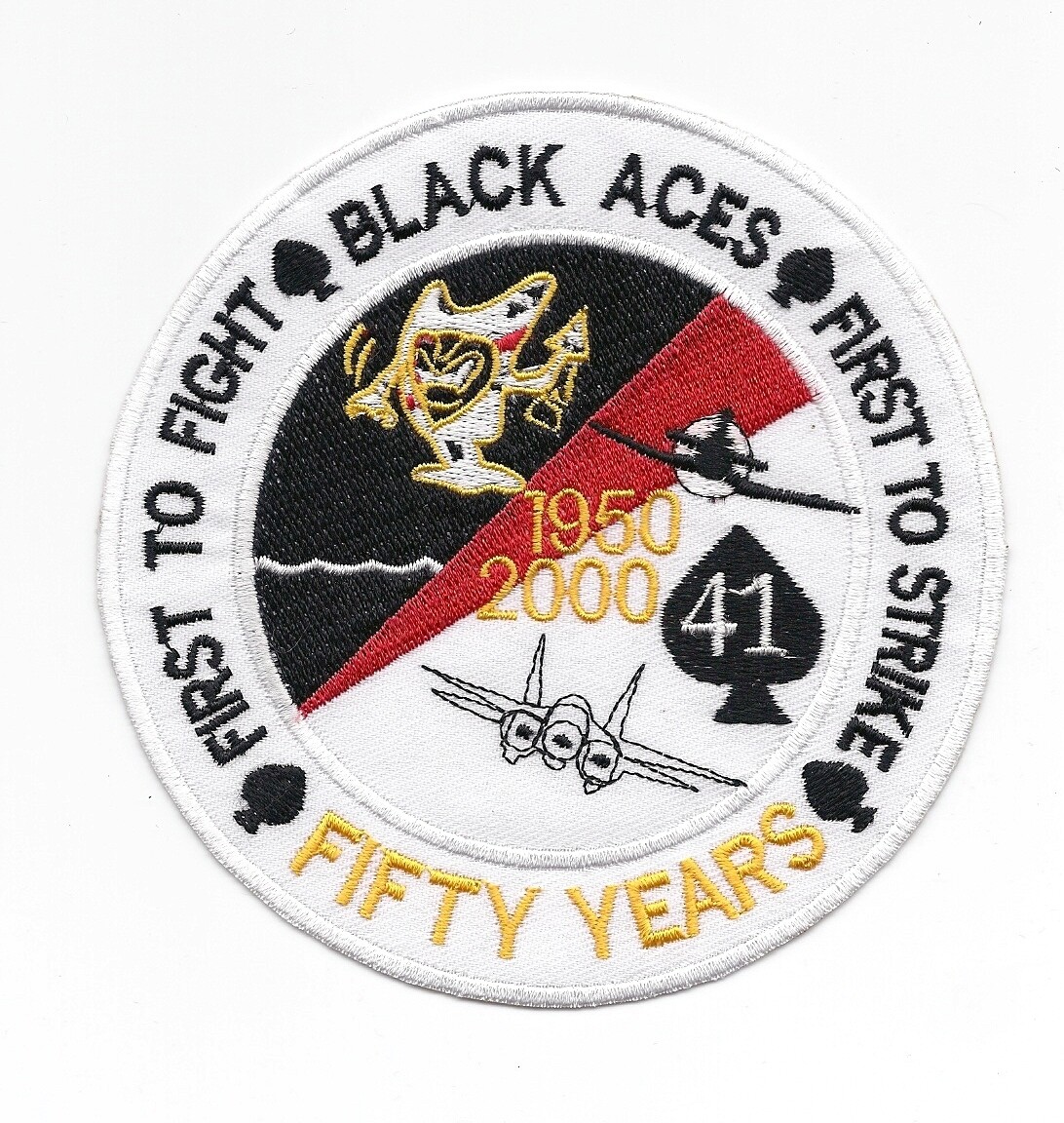 VF-41 "Black Aces" 50th Anniversary patch