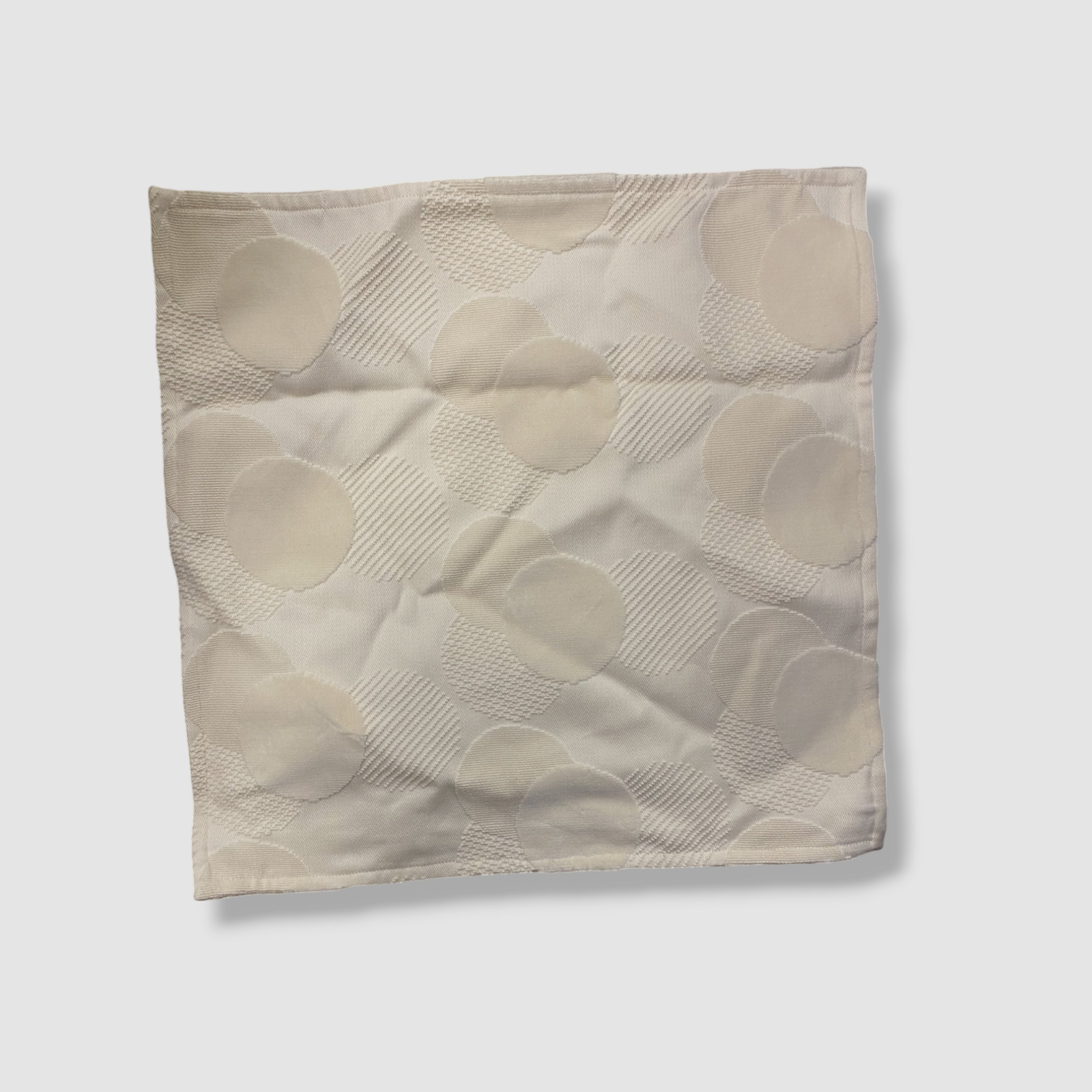 Nuno White Texture 45 Cm Euro Pillow Sham Cover