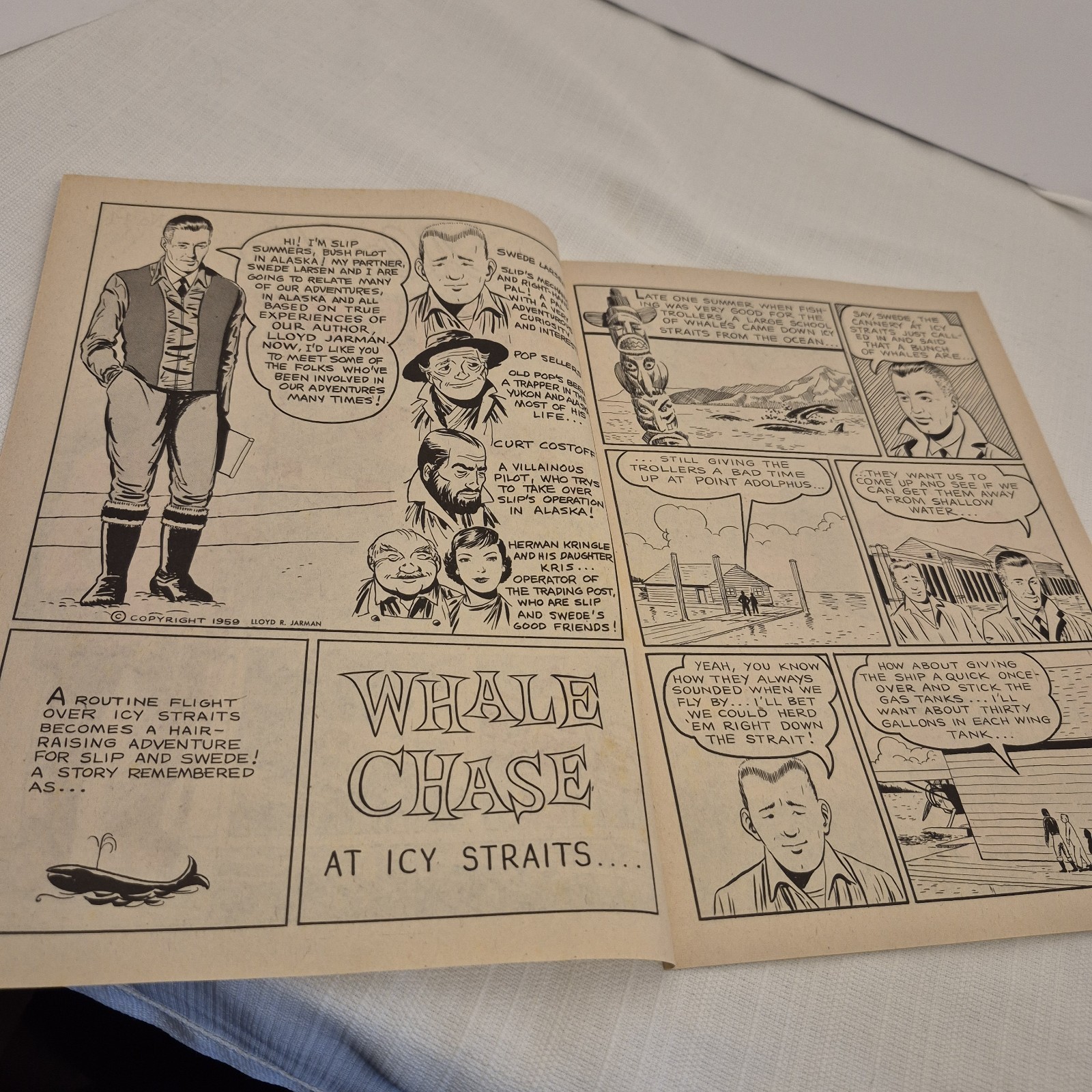 VTG ** Alaska Bush Pilot Alaskan Salish PNW West Coast Collectible Comic No 1-1