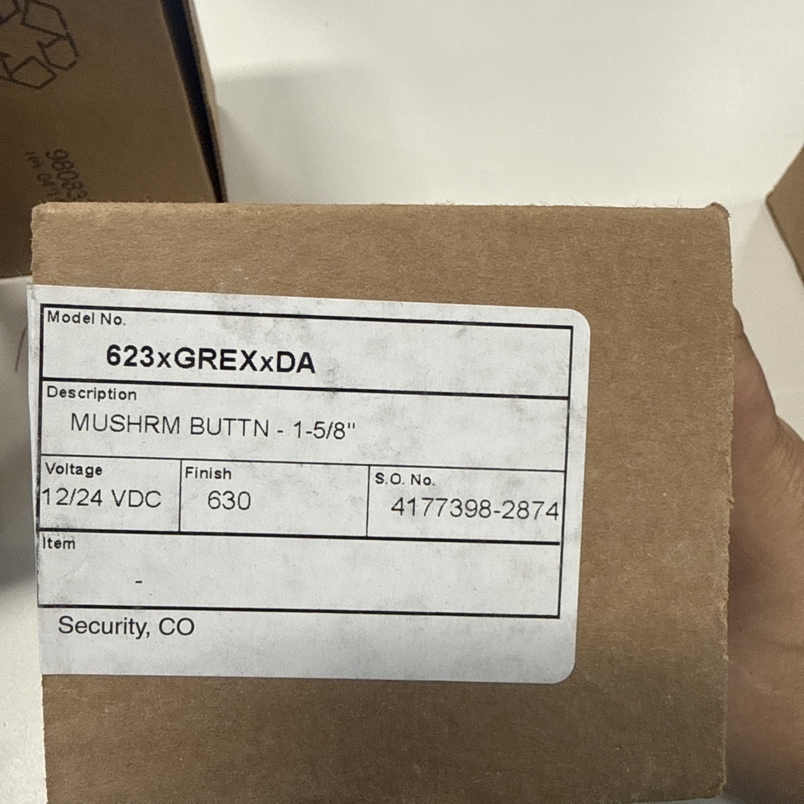 Schlage 623 xgrexxda 12/24 Push To Exit