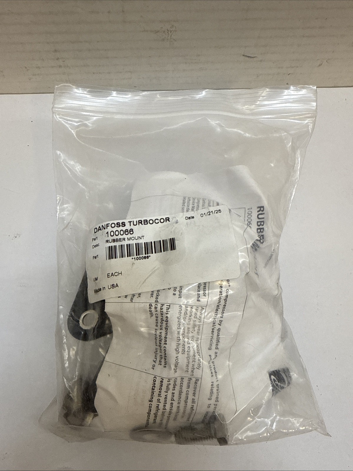 Danfoss Turbcor 100066 Rubber Mount