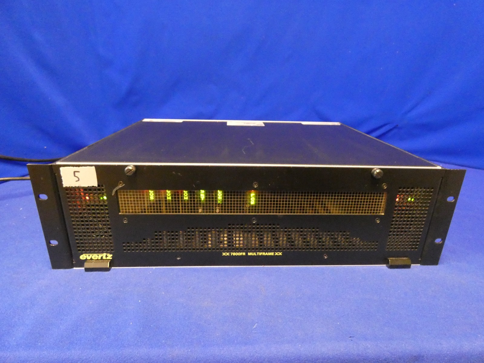 Evertz 7800FR Frame w/2-7707OE-3G, 7707E013-3G, 7707IT13-3-F2, 7707ET13-F2