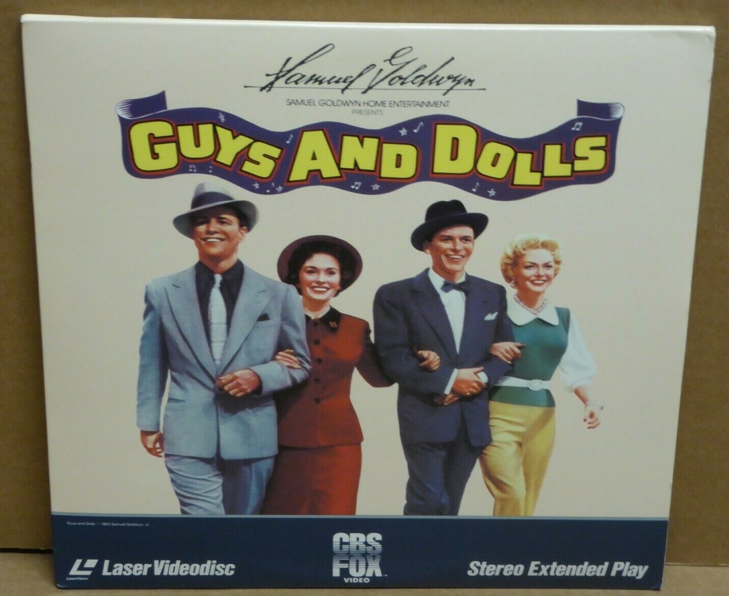 Guys and Dolls Laser Disc Marlon Brando Frank Sinatra Jean Simmons Vivian Blaine