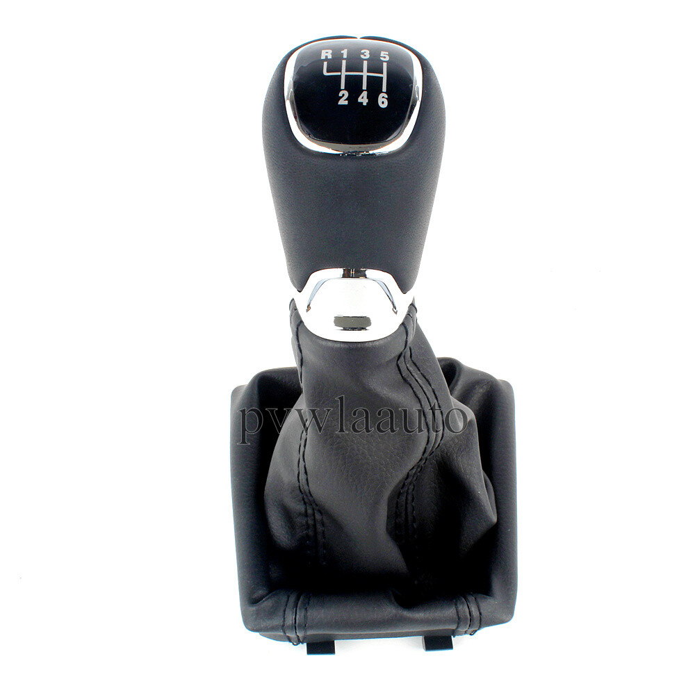 6 Speed Gear Shift Knob Boot For Skoda Octavia A7 MK3 2013 2014 2015 2016 2017