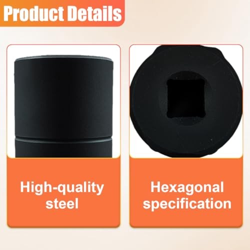 Car Oil Pressure Sensor Socket, Universal 6 Point Oil Sending Unit Quick Black
